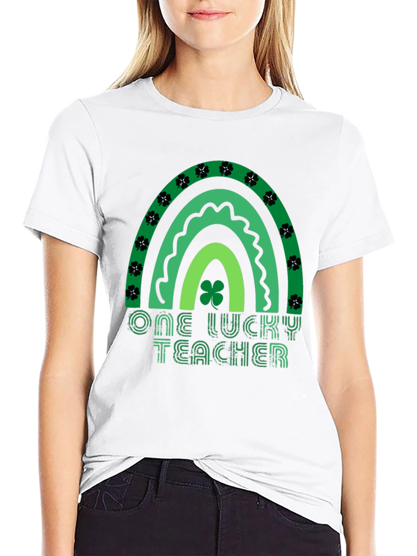 One Lucky Teacher St. Patricks Day T-Shirt