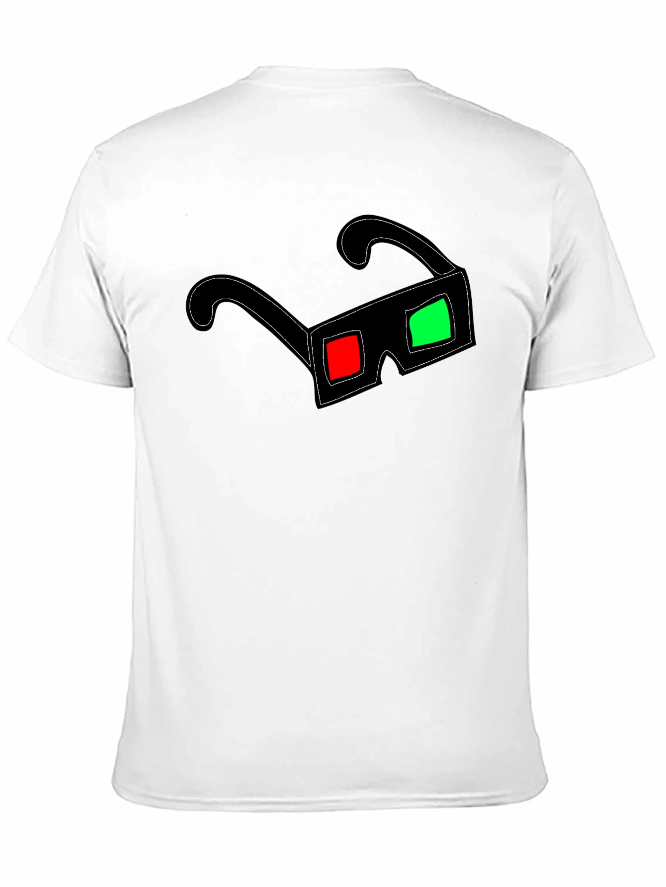3D Glasses Graphic T-Shirt - Anaglyph Style Tee