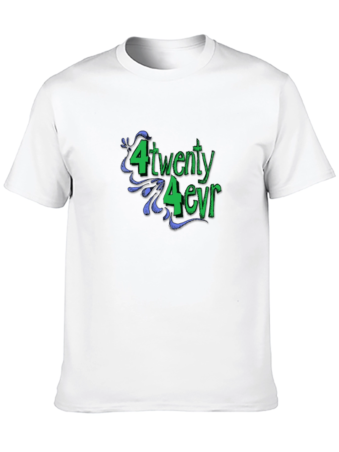 420 Forever Black Graphic T-Shirt