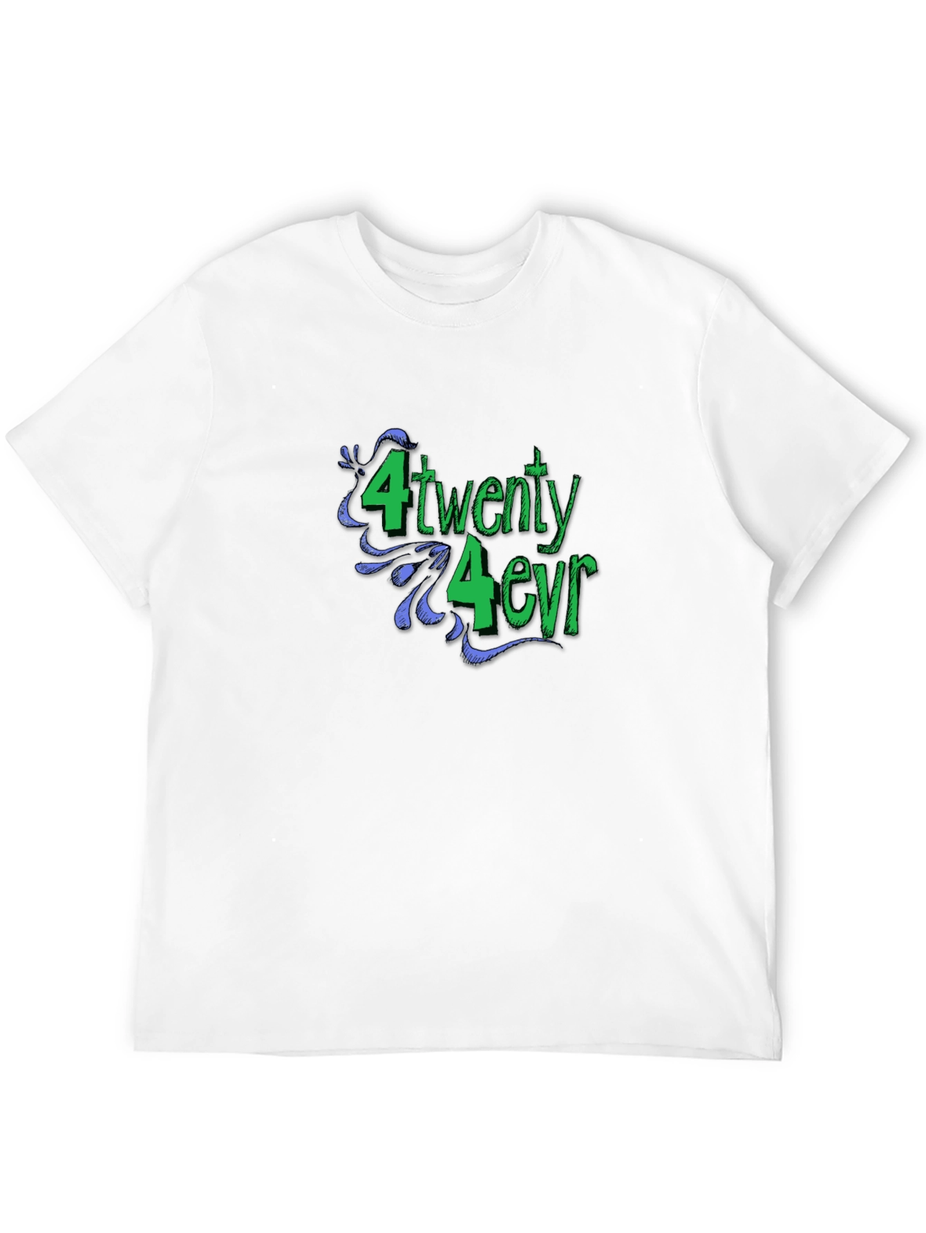 420 Forever Black Graphic T-Shirt