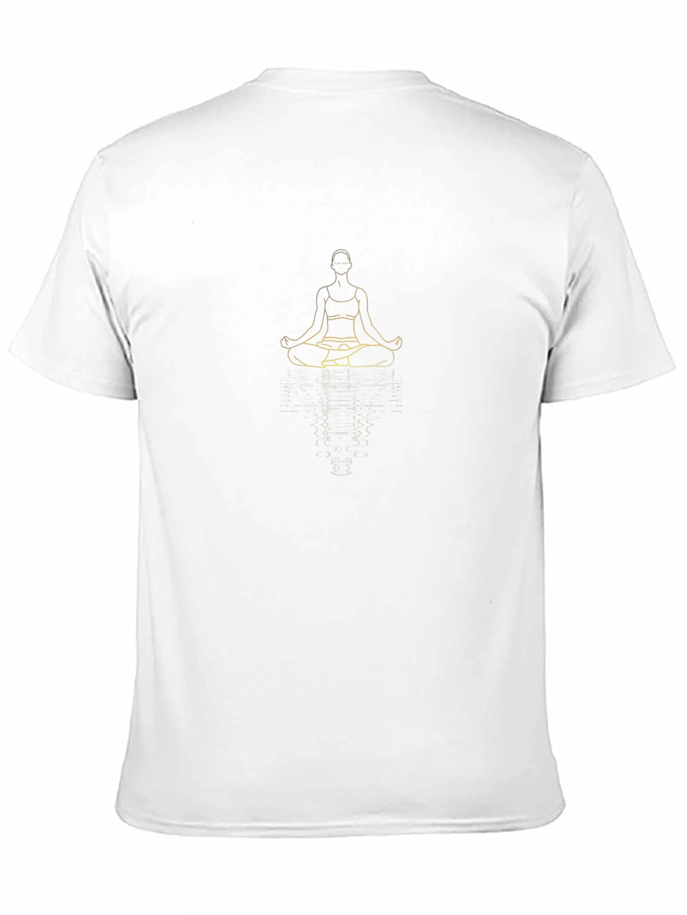Yoga Silhouette Graphic Tee - Black