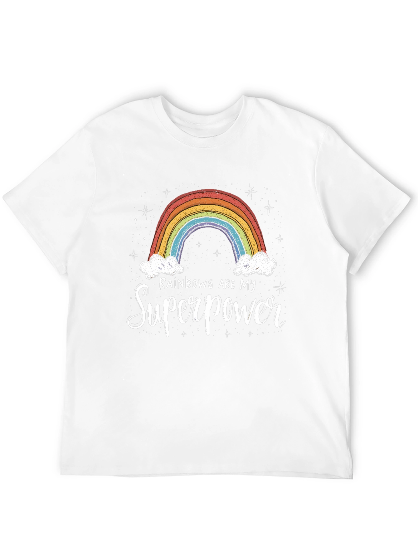 Rainbows Are My Superpower Black T-Shirt