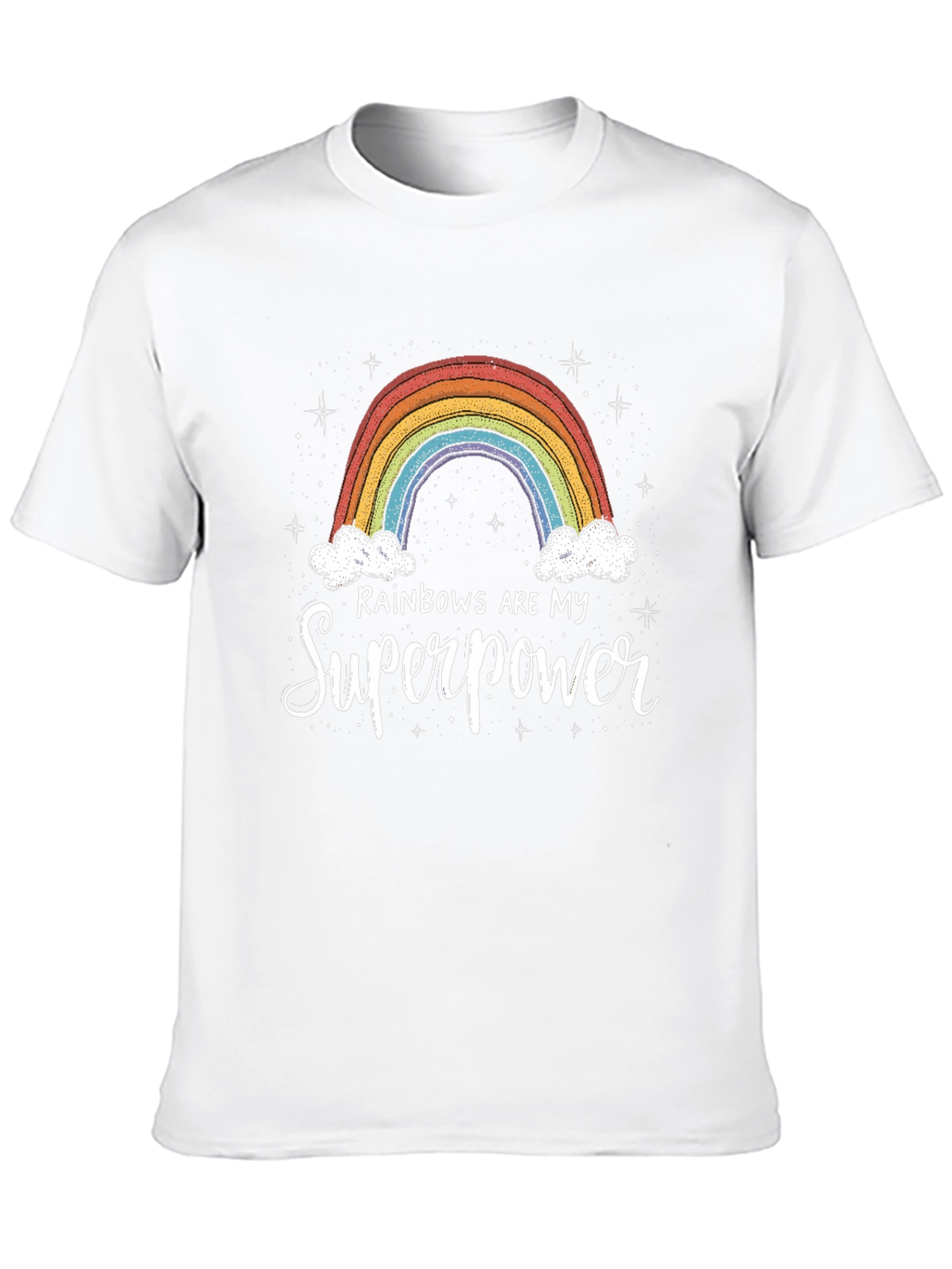 Rainbows Are My Superpower Black T-Shirt