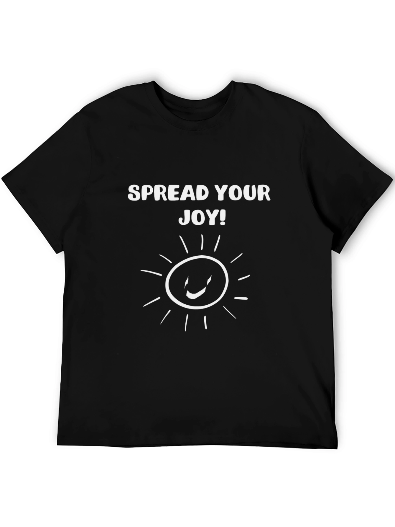 Spread Your Joy Black Graphic Tee