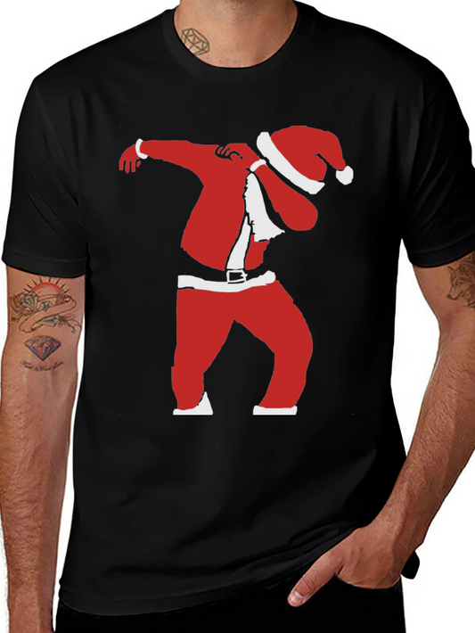 Dabbing Santa T-Shirt - Festive Fun Apparel