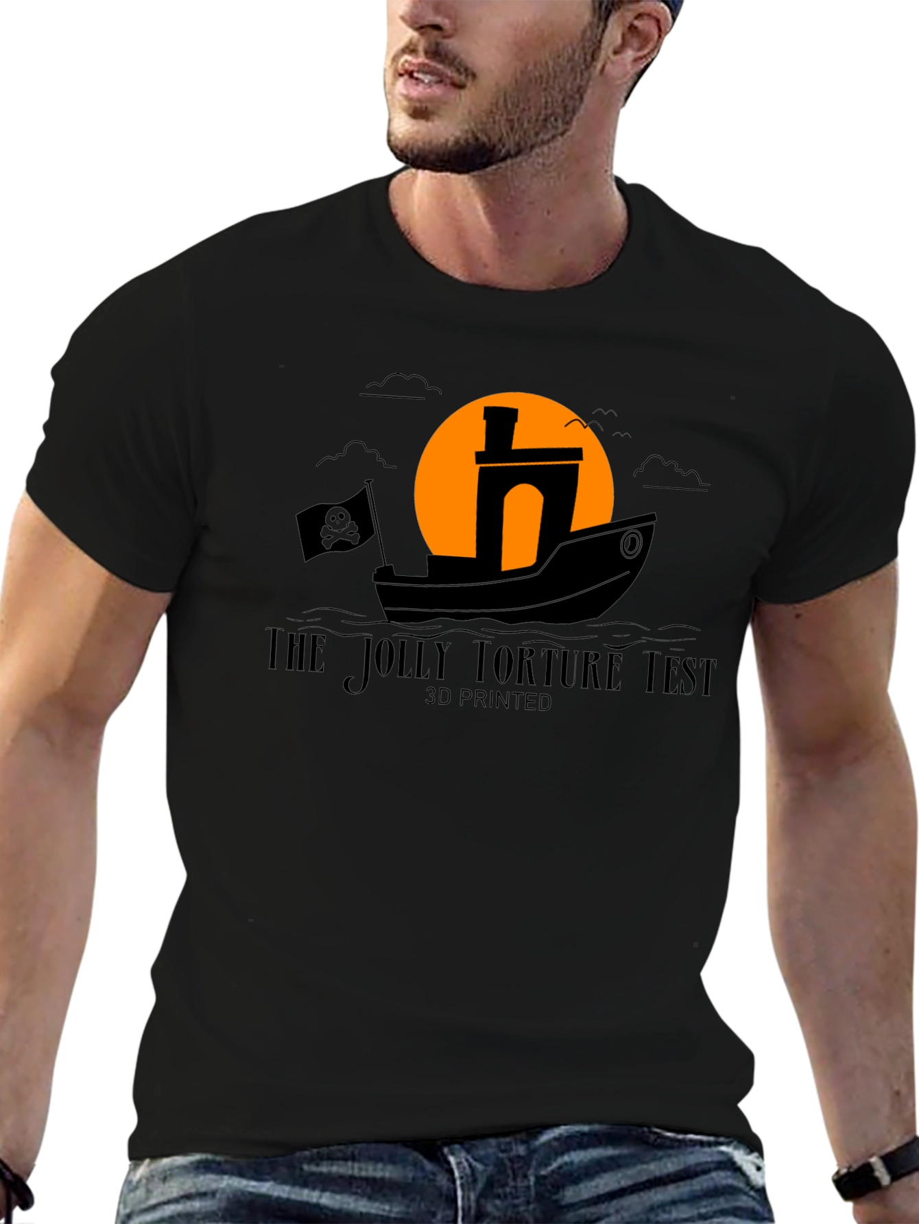 Jolly Torture Test 3D Printed T-Shirt