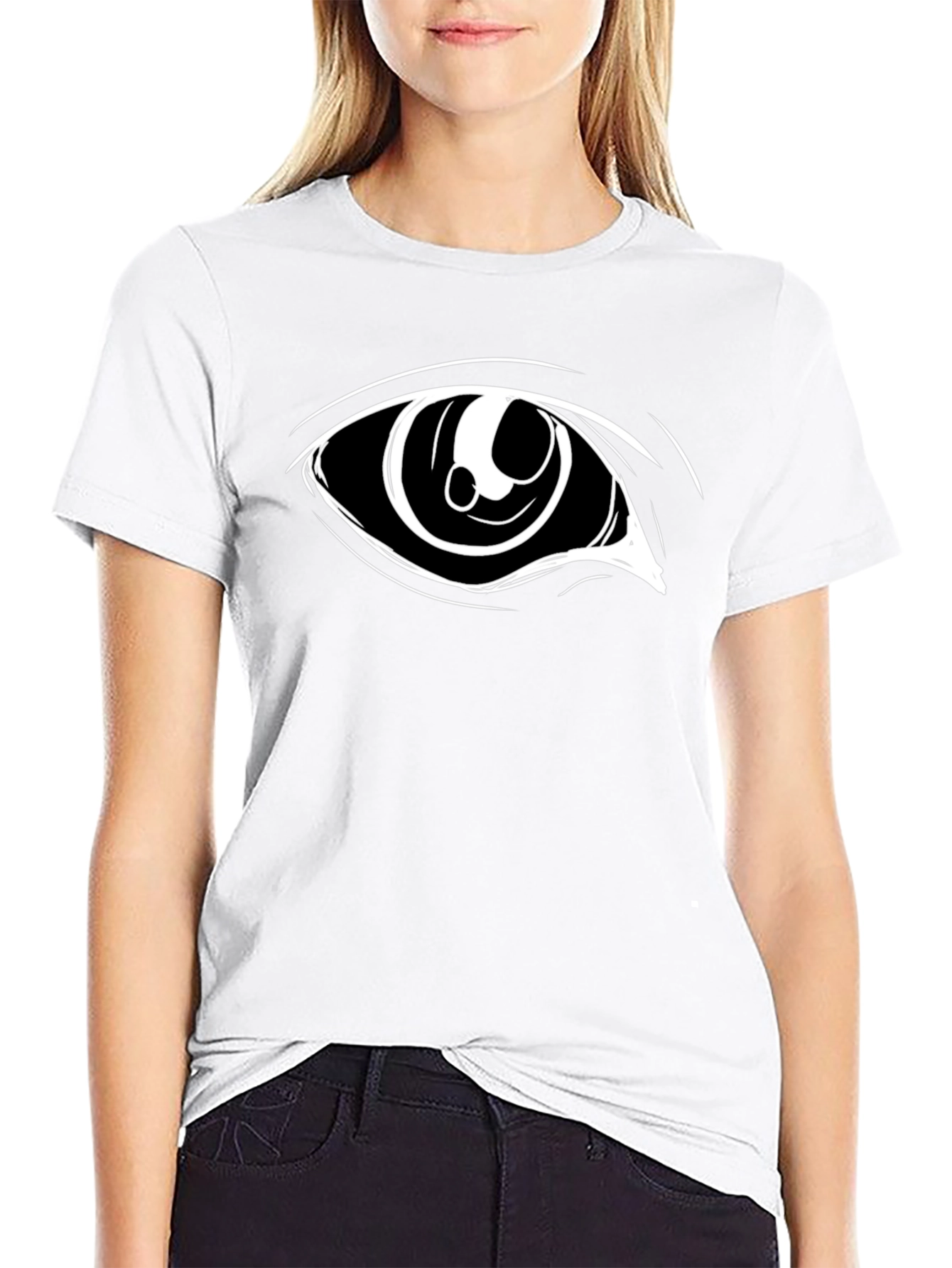 Eye Graphic Black T-Shirt - Modern Style