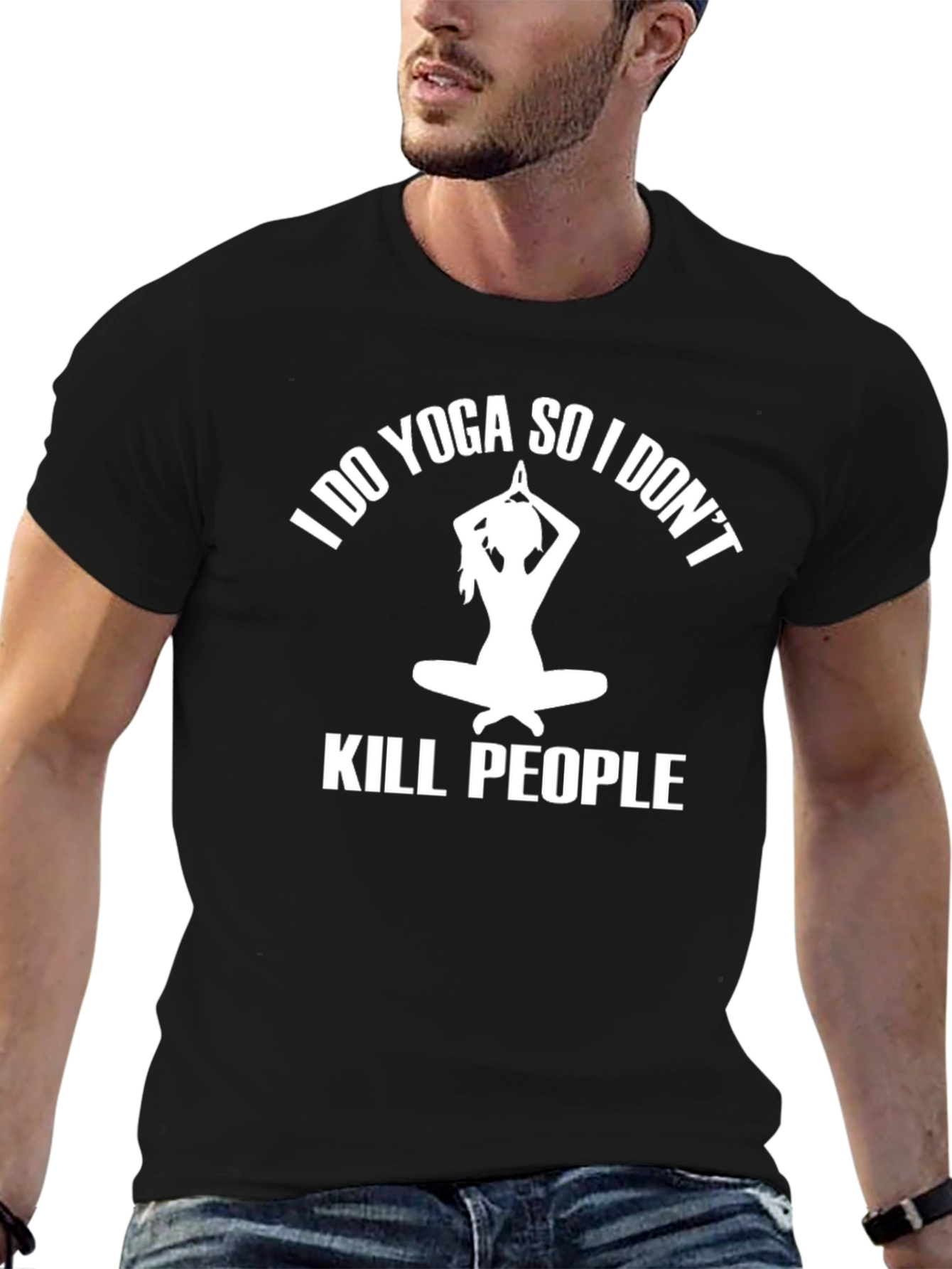I Do Yoga So I Dont Kill People T-Shirt