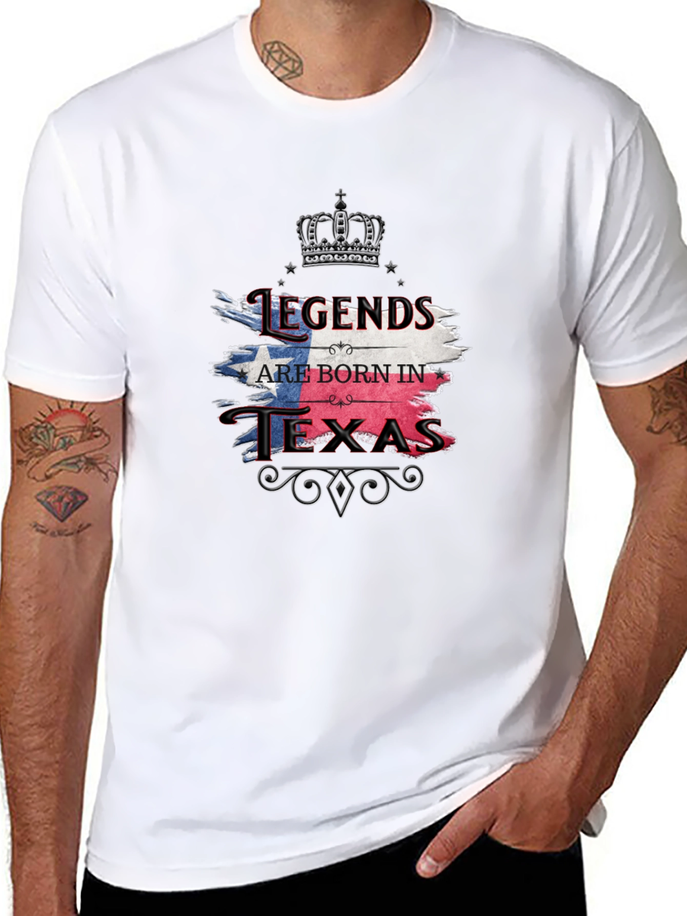 Legends Born in Texas Graphic Tee