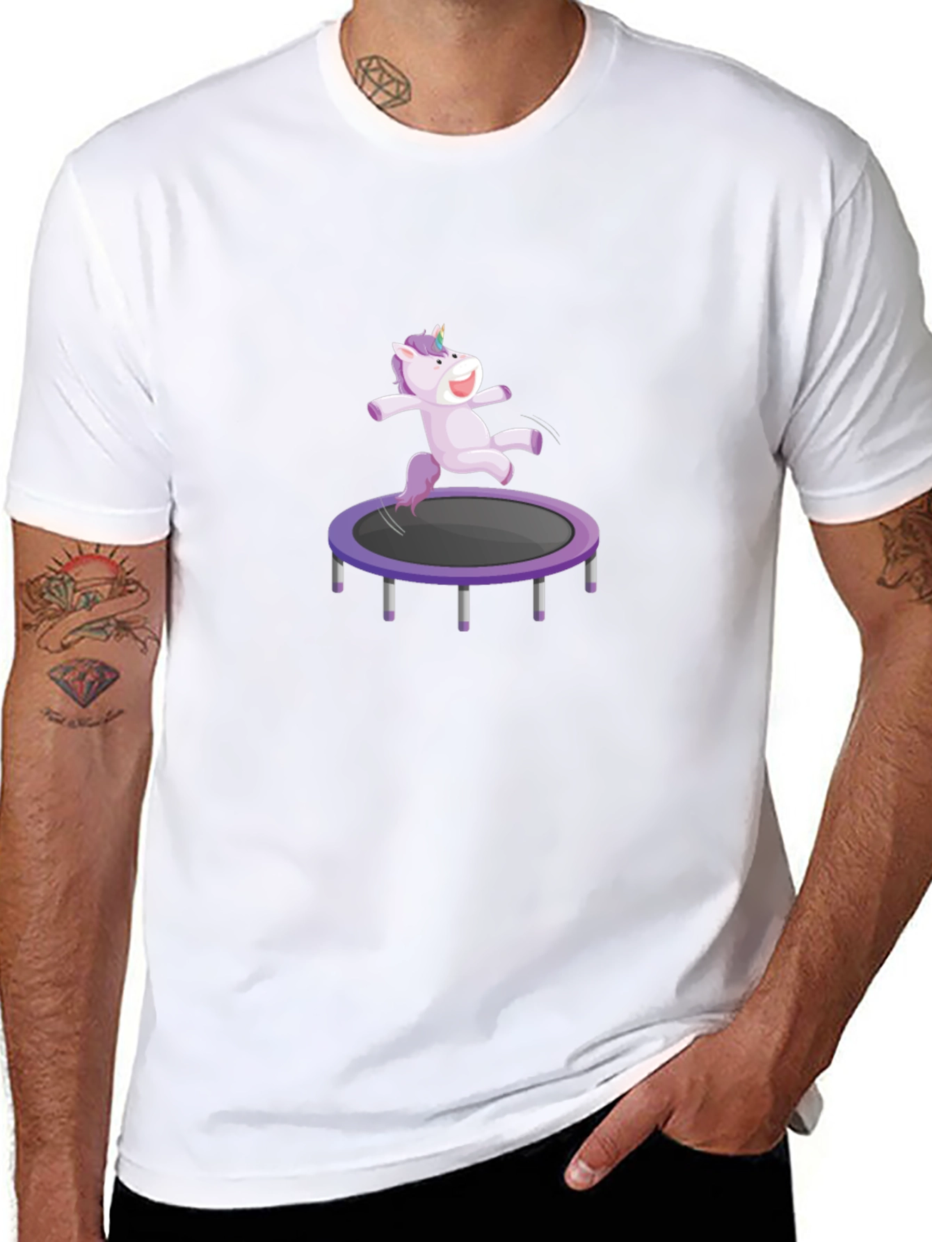 Unicorn Trampoline T-Shirt