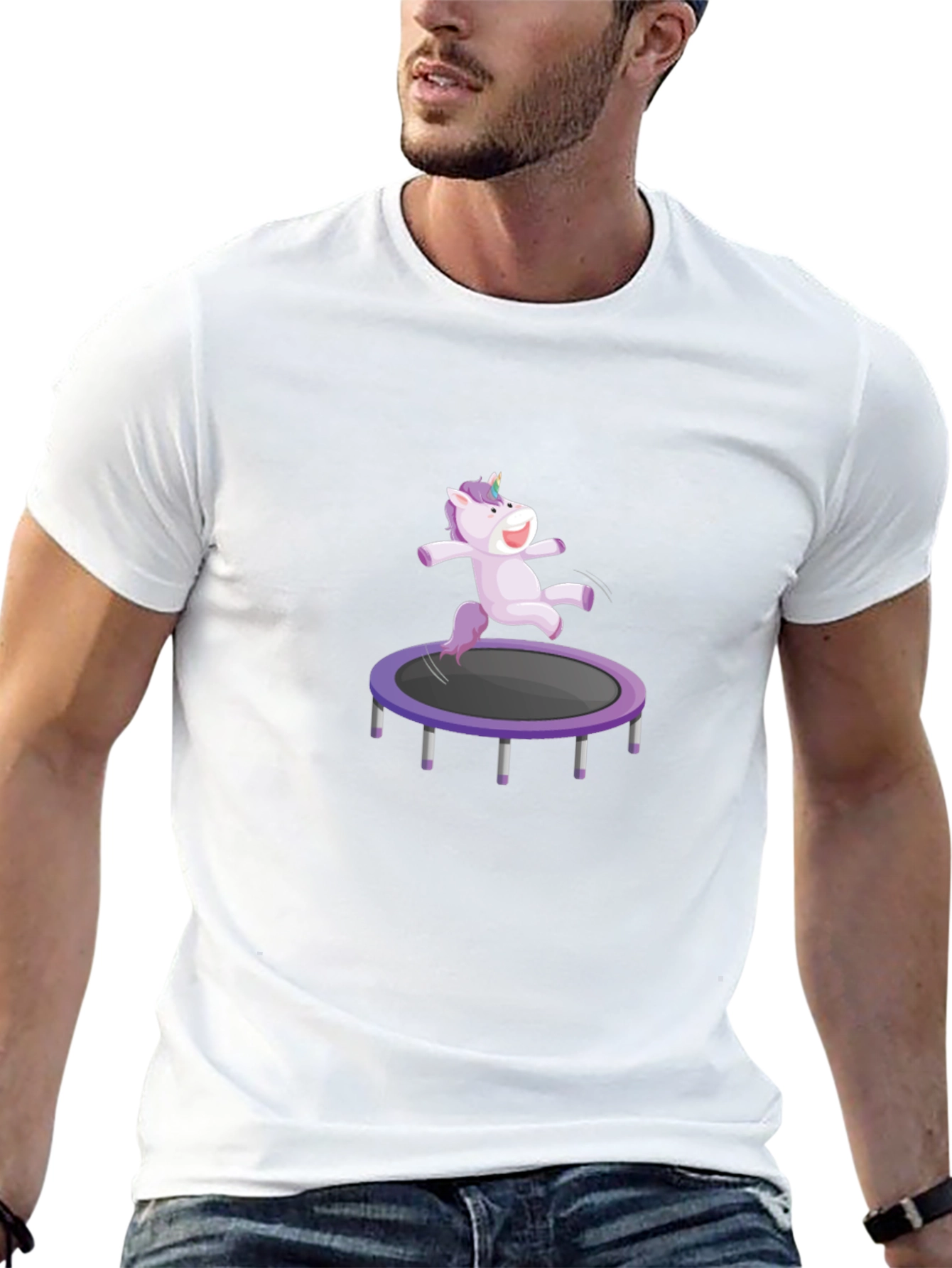 Unicorn Trampoline T-Shirt