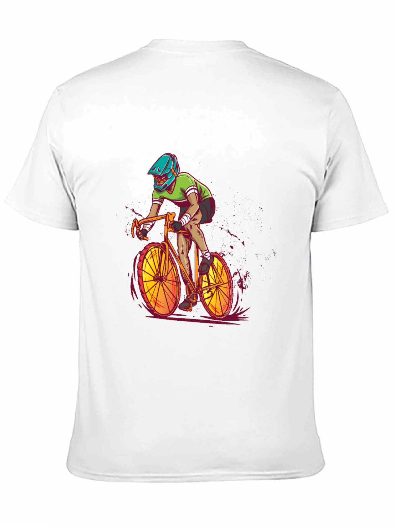 Cycling Graphic Tee - Ride in Style!