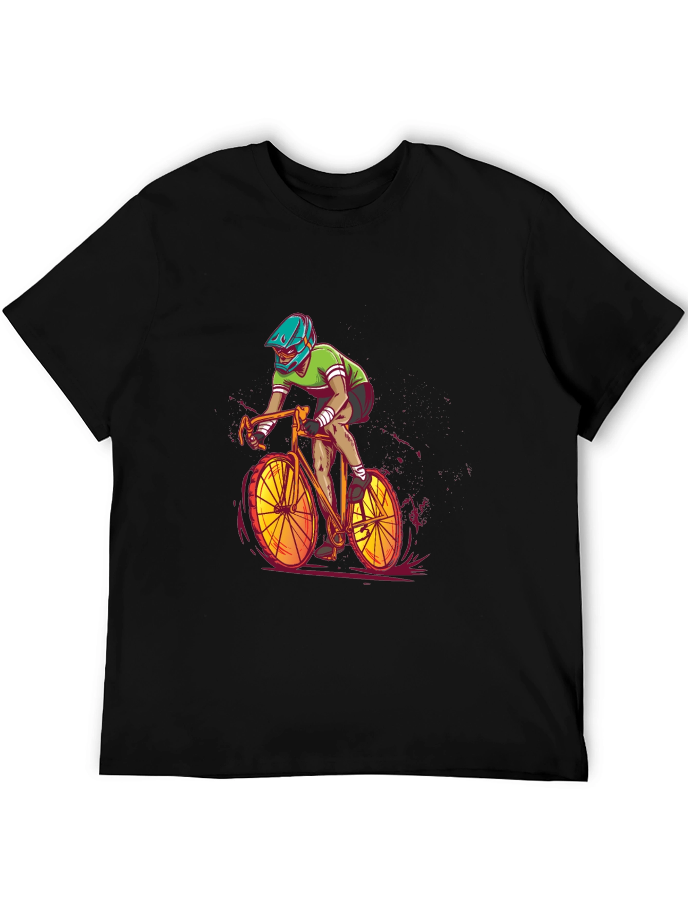 Cycling Graphic Tee - Ride in Style!