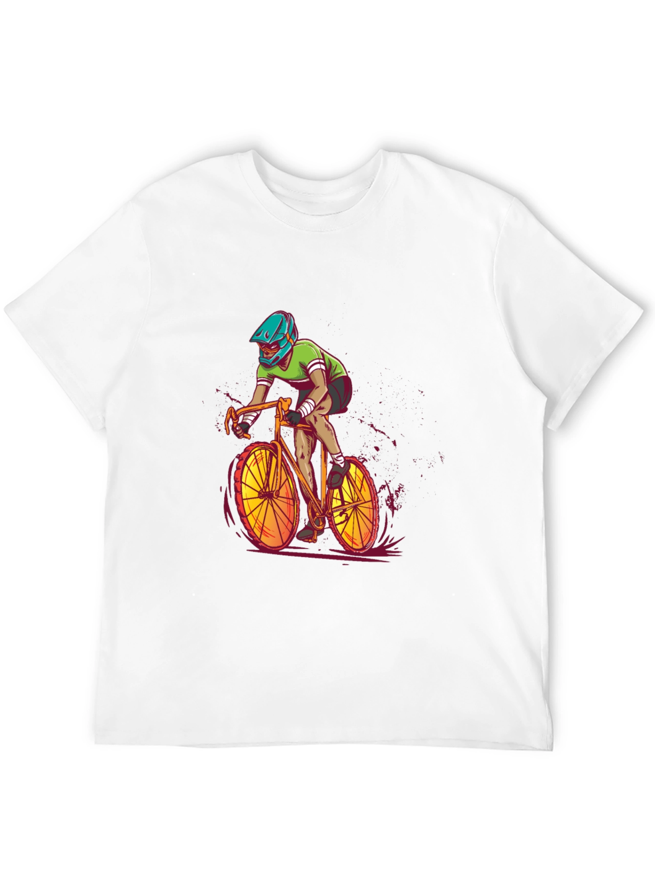 Cycling Graphic Tee - Ride in Style!