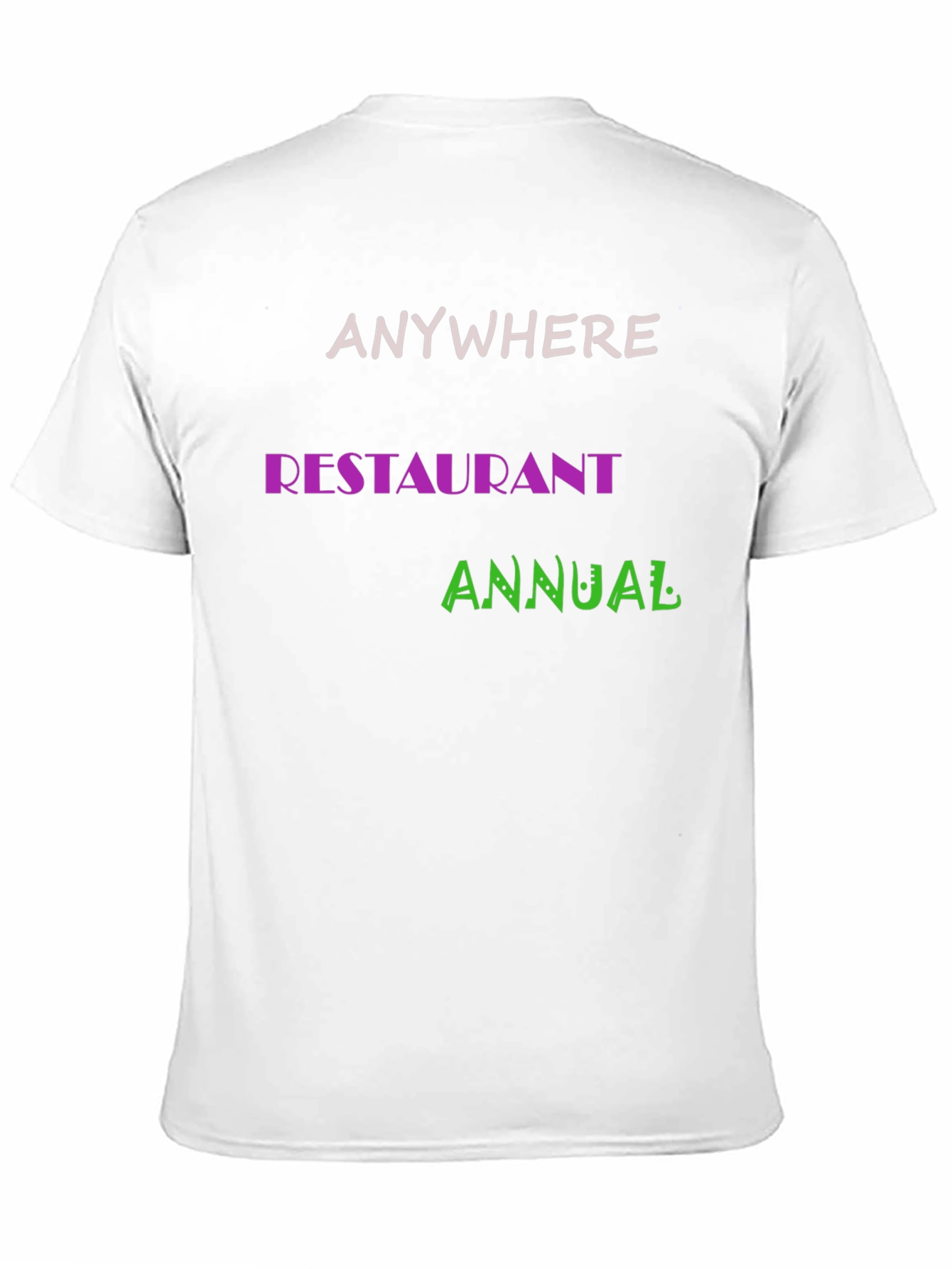 Anywhere Restaurant Annual Black T-Shirt
