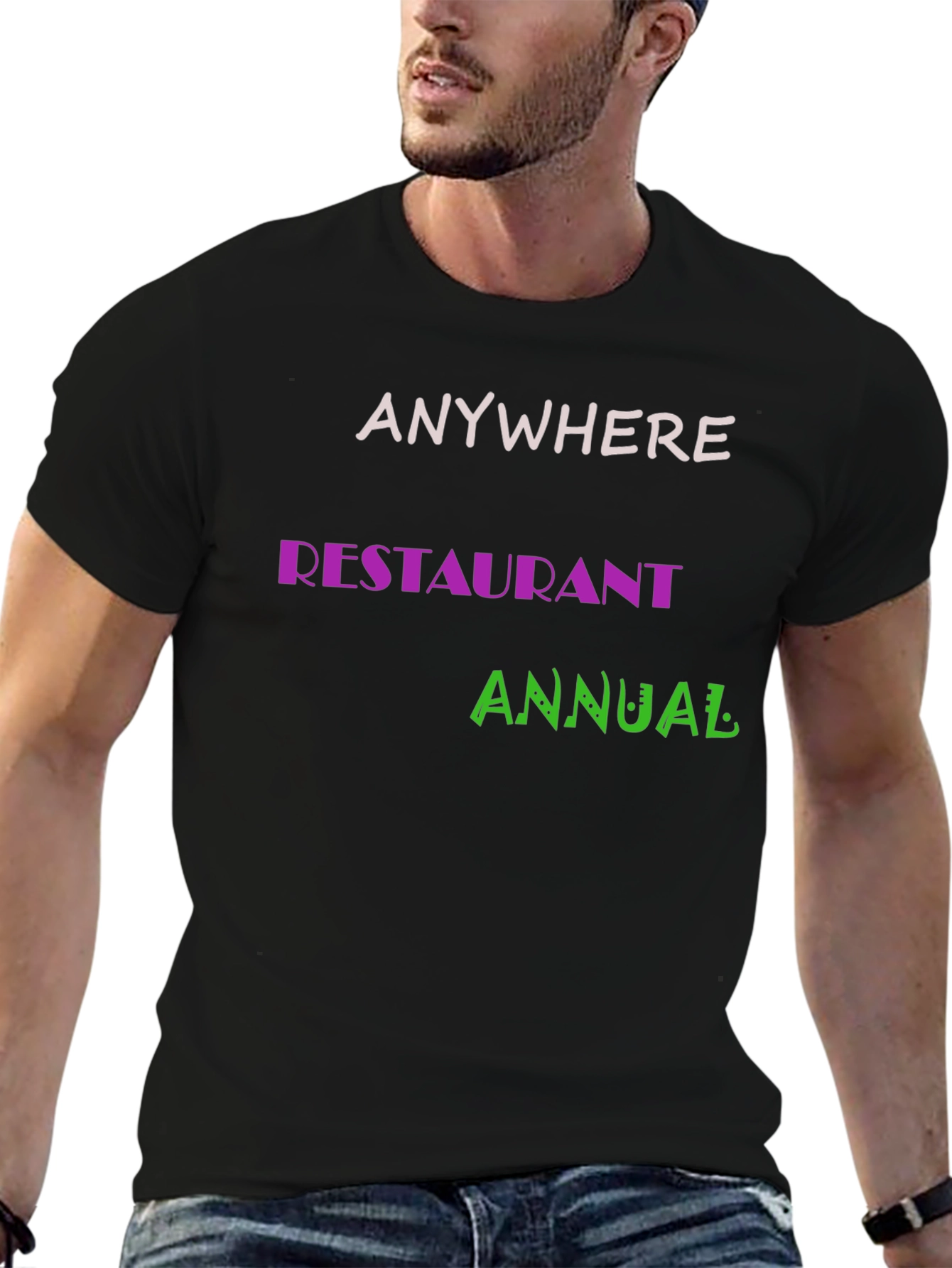 Anywhere Restaurant Annual Black T-Shirt