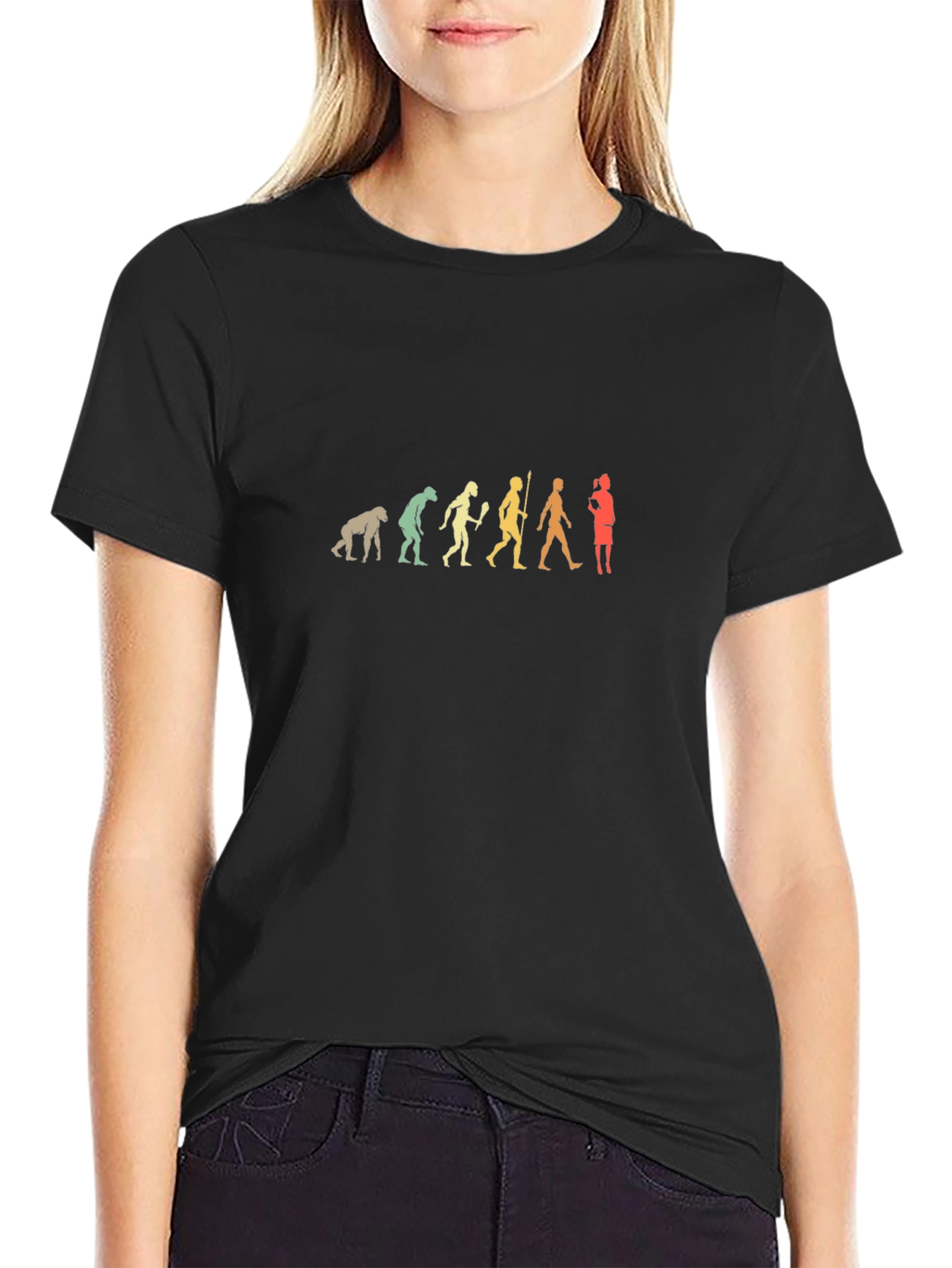 Evolution of Woman T-Shirt
