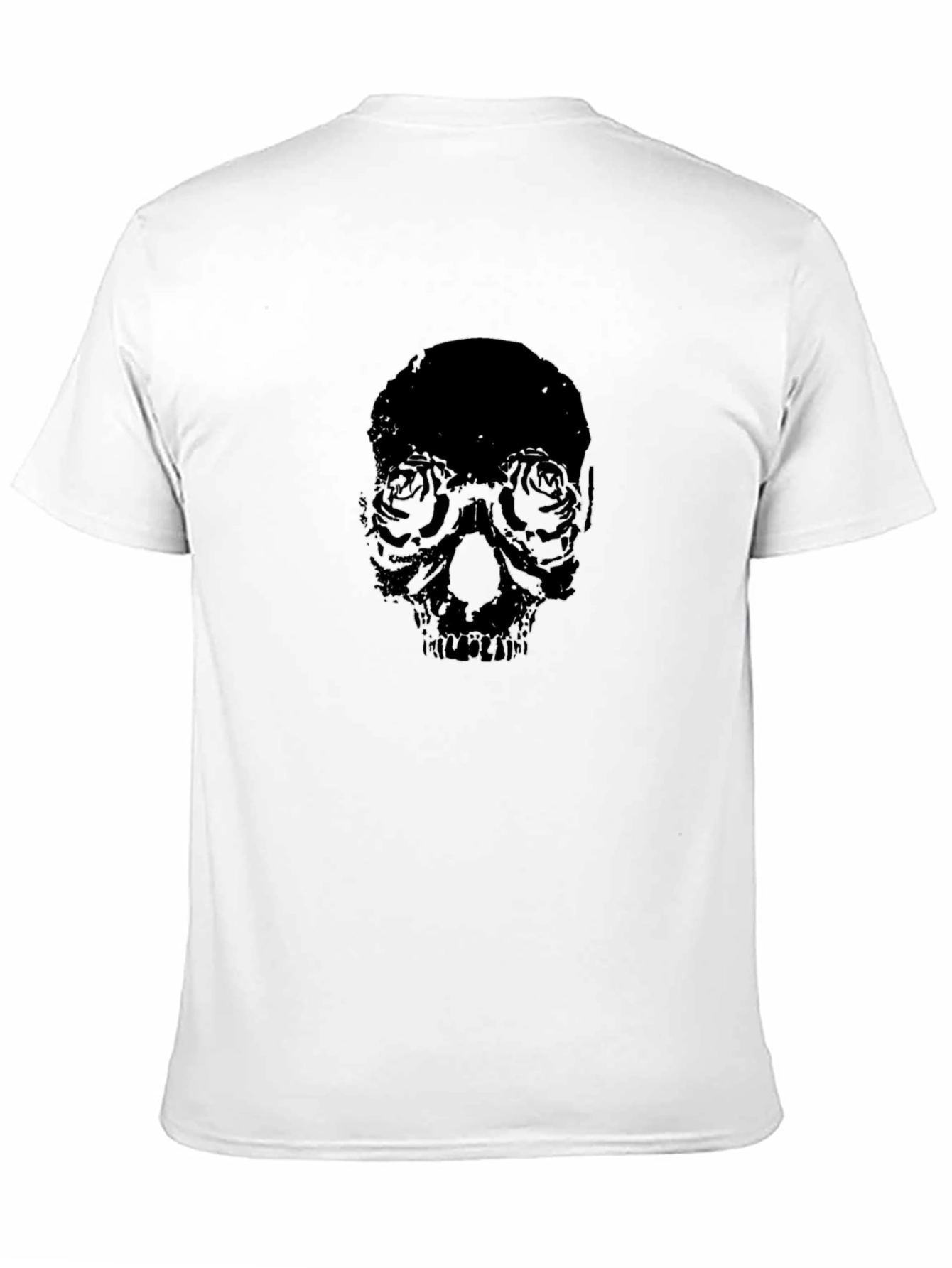 Skull & Roses Black Graphic Tee