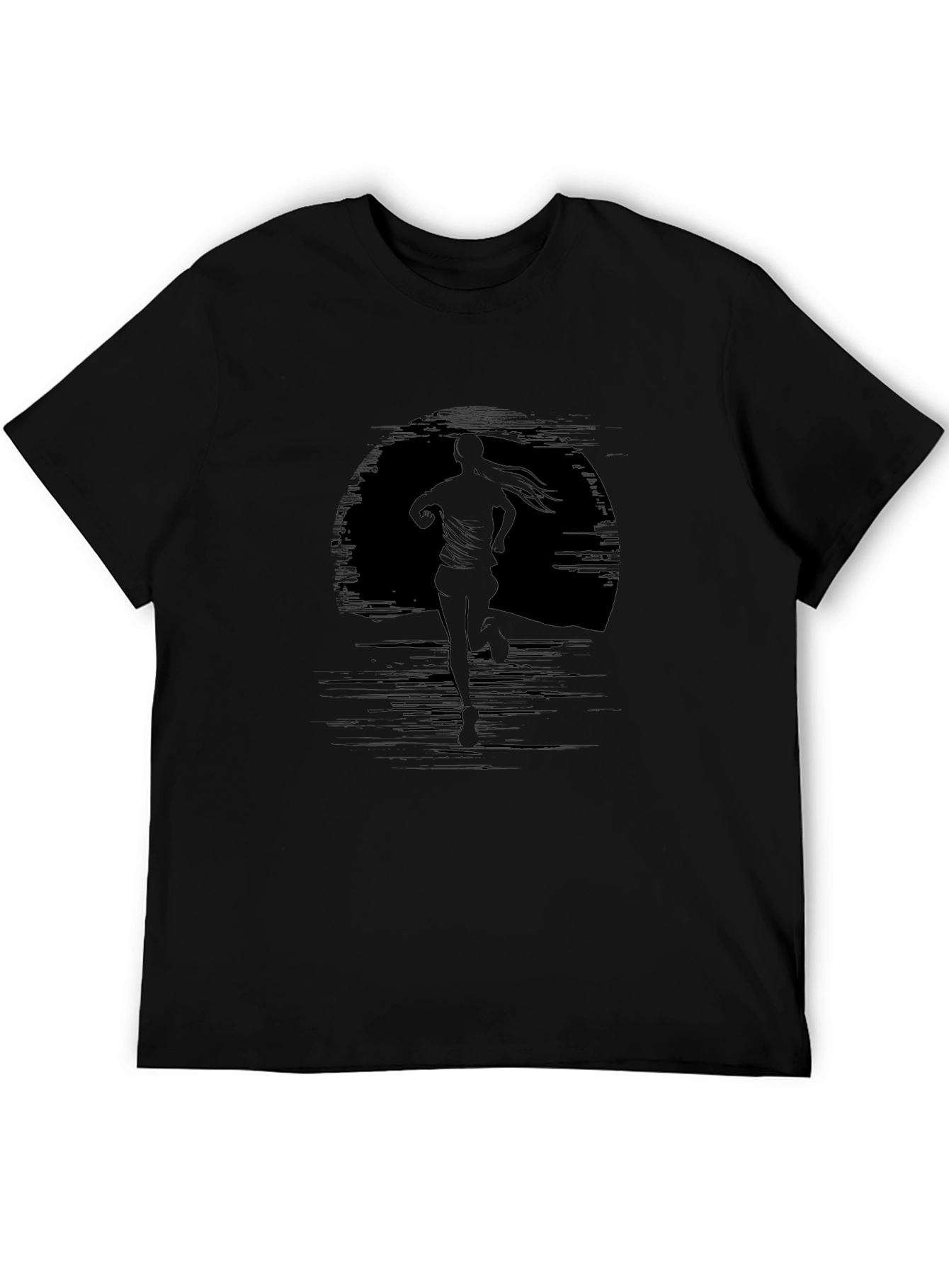 Silhouette Runner Black T-Shirt