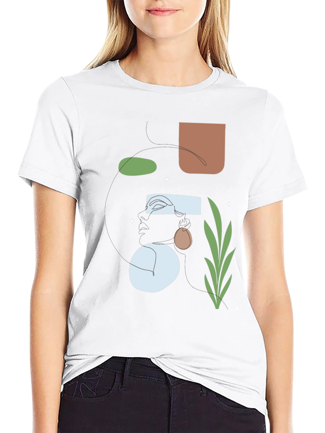 Abstract Art Graphic Tee - Modern Unisex T-Shirt