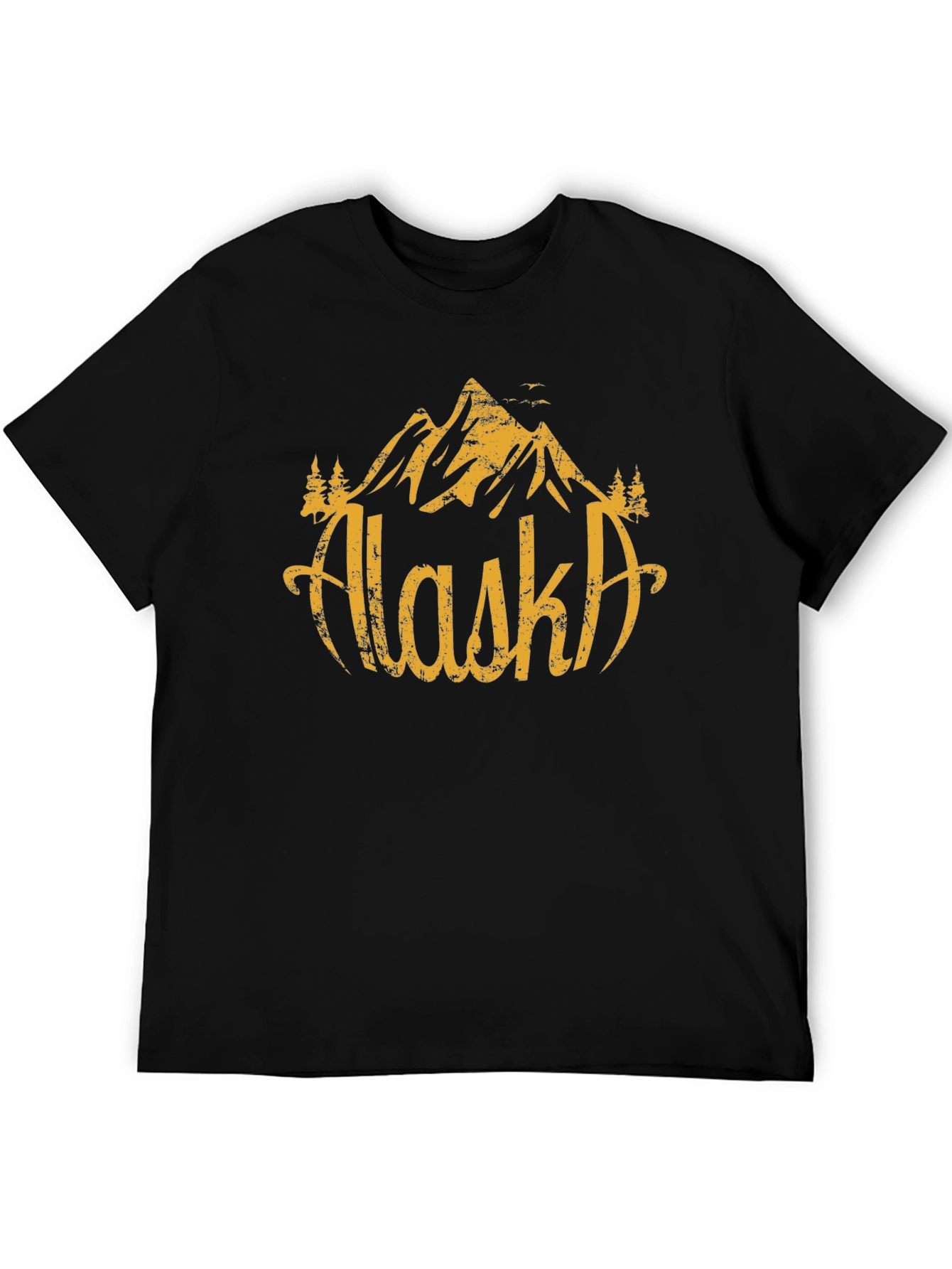 Alaska Mountain Graphic T-Shirt - Mens