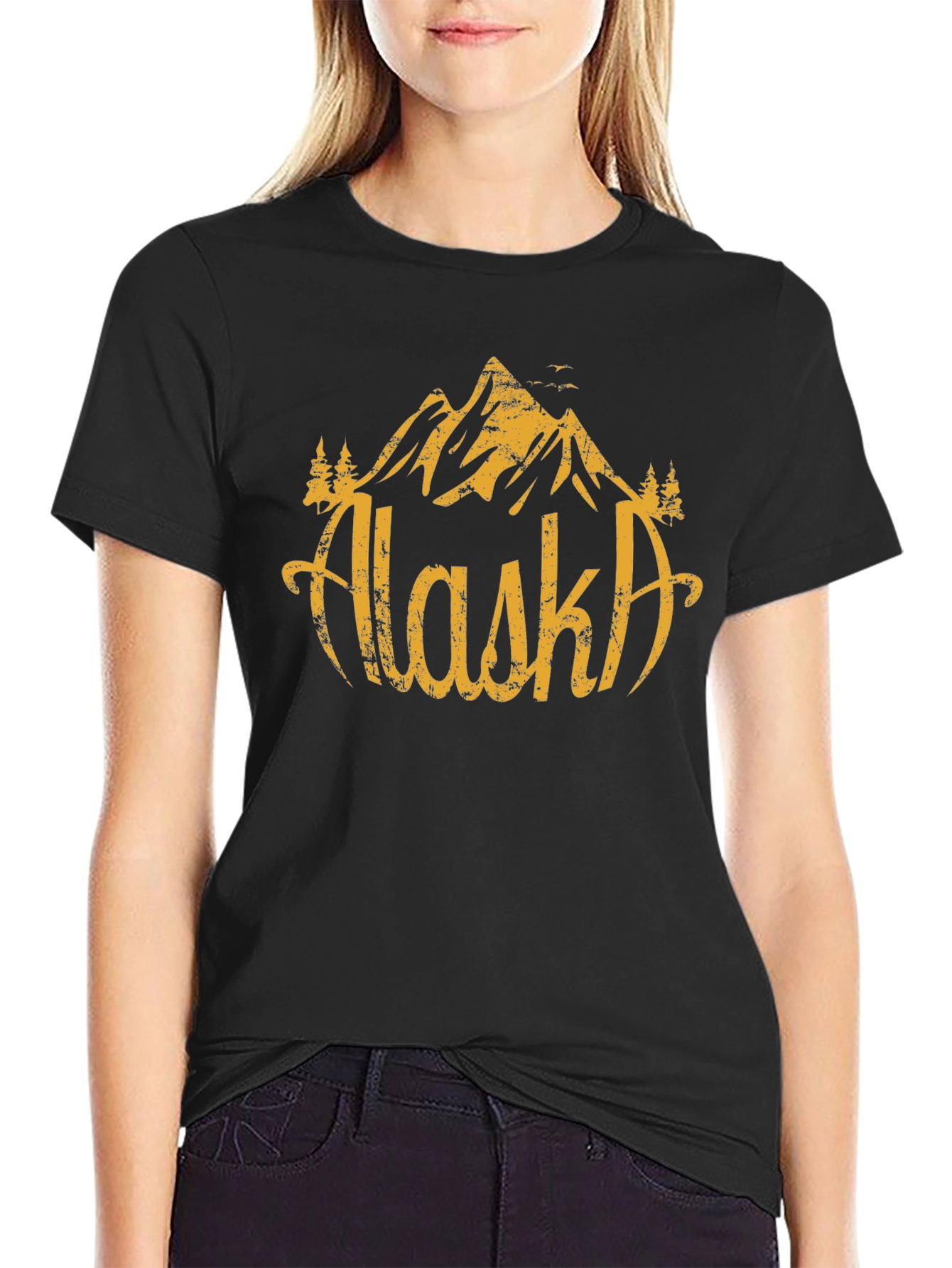 Alaska Mountain Graphic T-Shirt - Mens