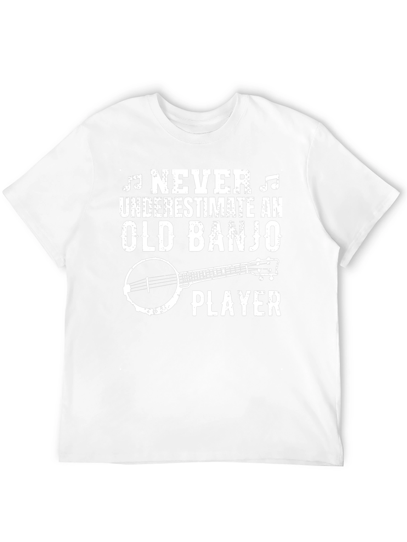 Old Banjo Player T-Shirt Musician Graphic Tee