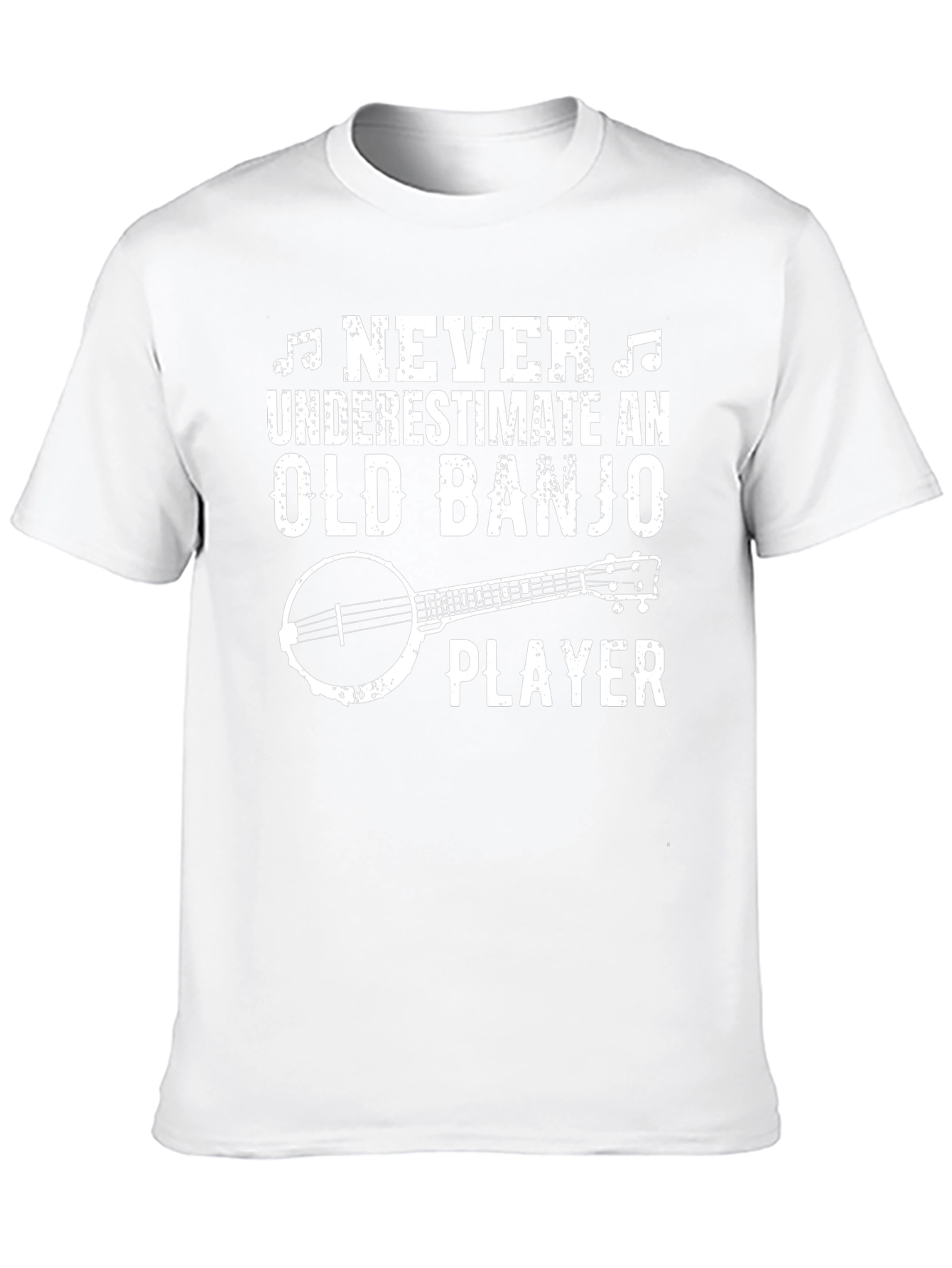 Old Banjo Player T-Shirt Musician Graphic Tee