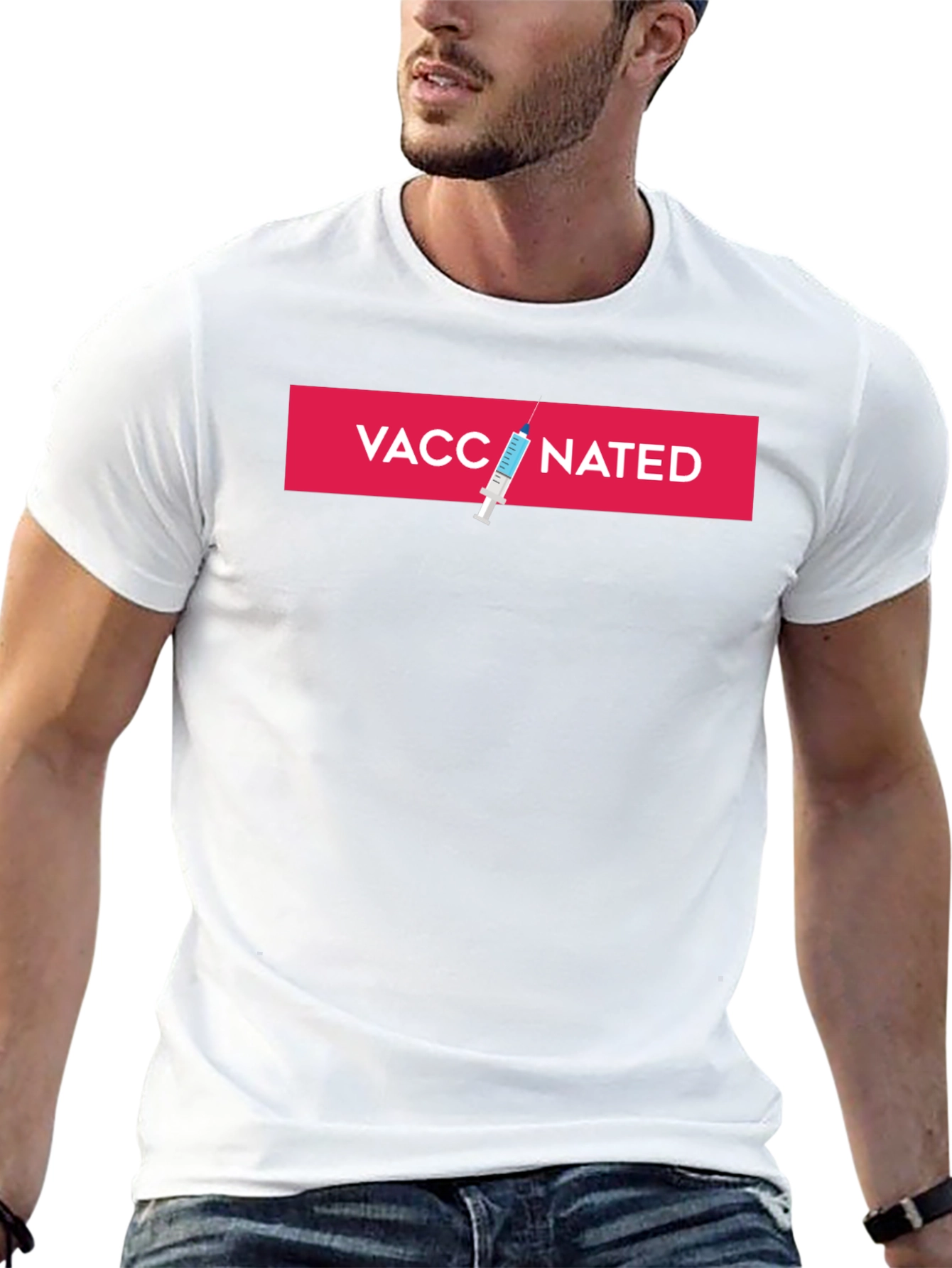 Vaccinated T-Shirt - Show Your Support