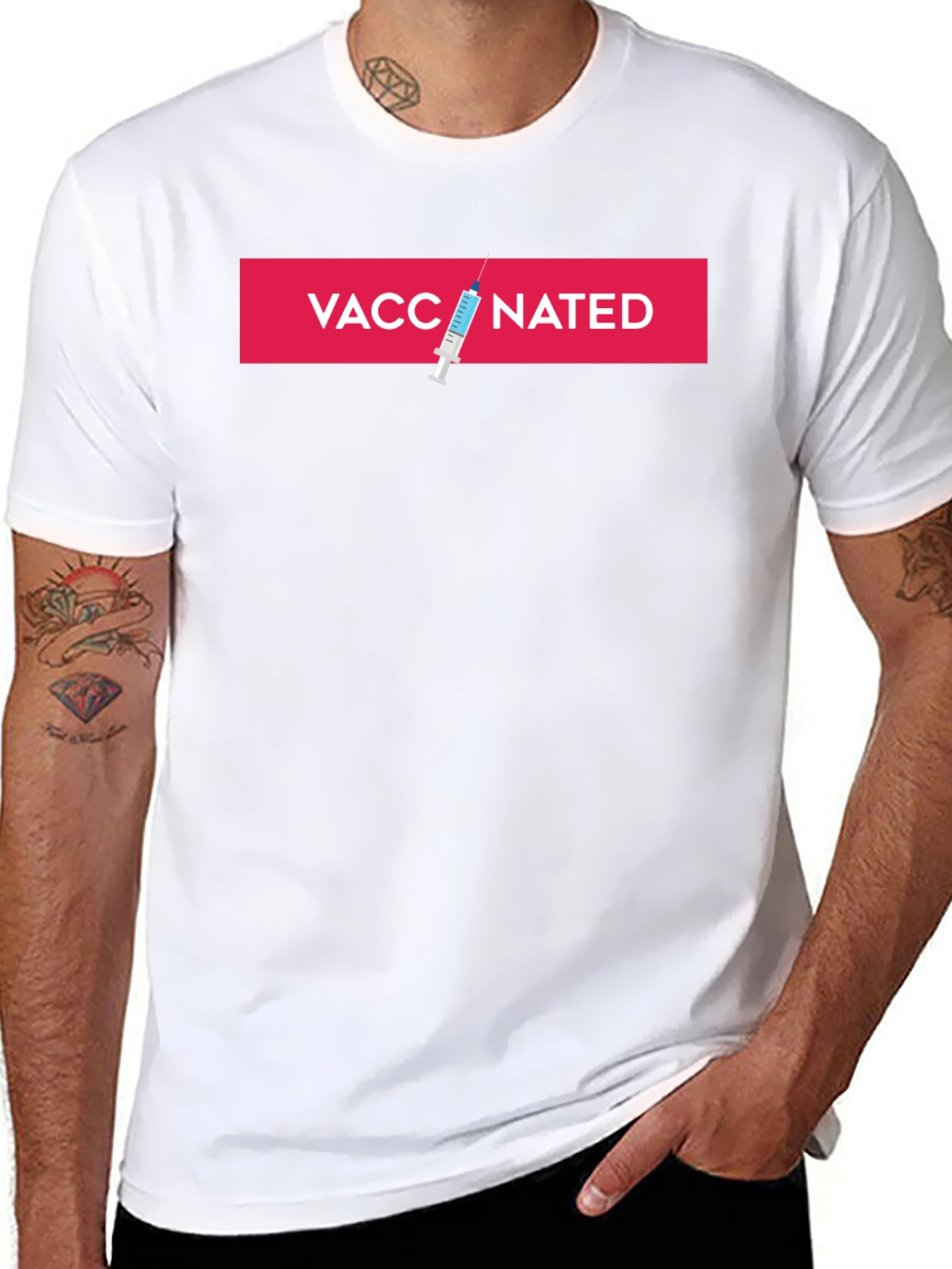 Vaccinated T-Shirt - Show Your Support