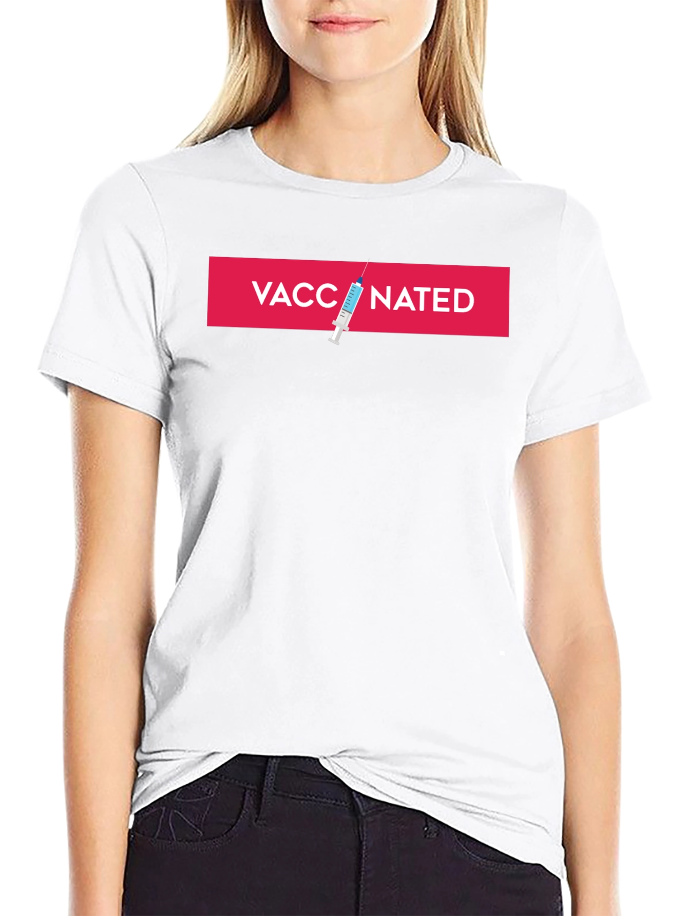 Vaccinated T-Shirt - Show Your Support