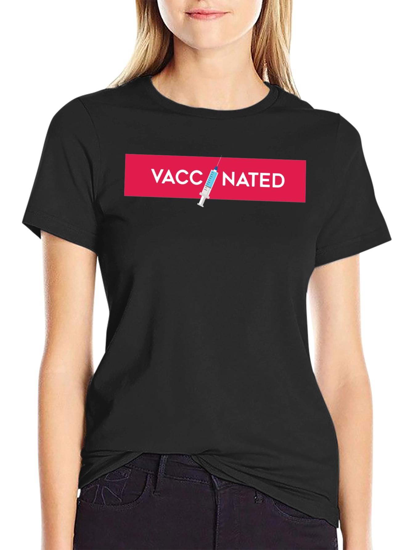 Vaccinated T-Shirt - Show Your Support