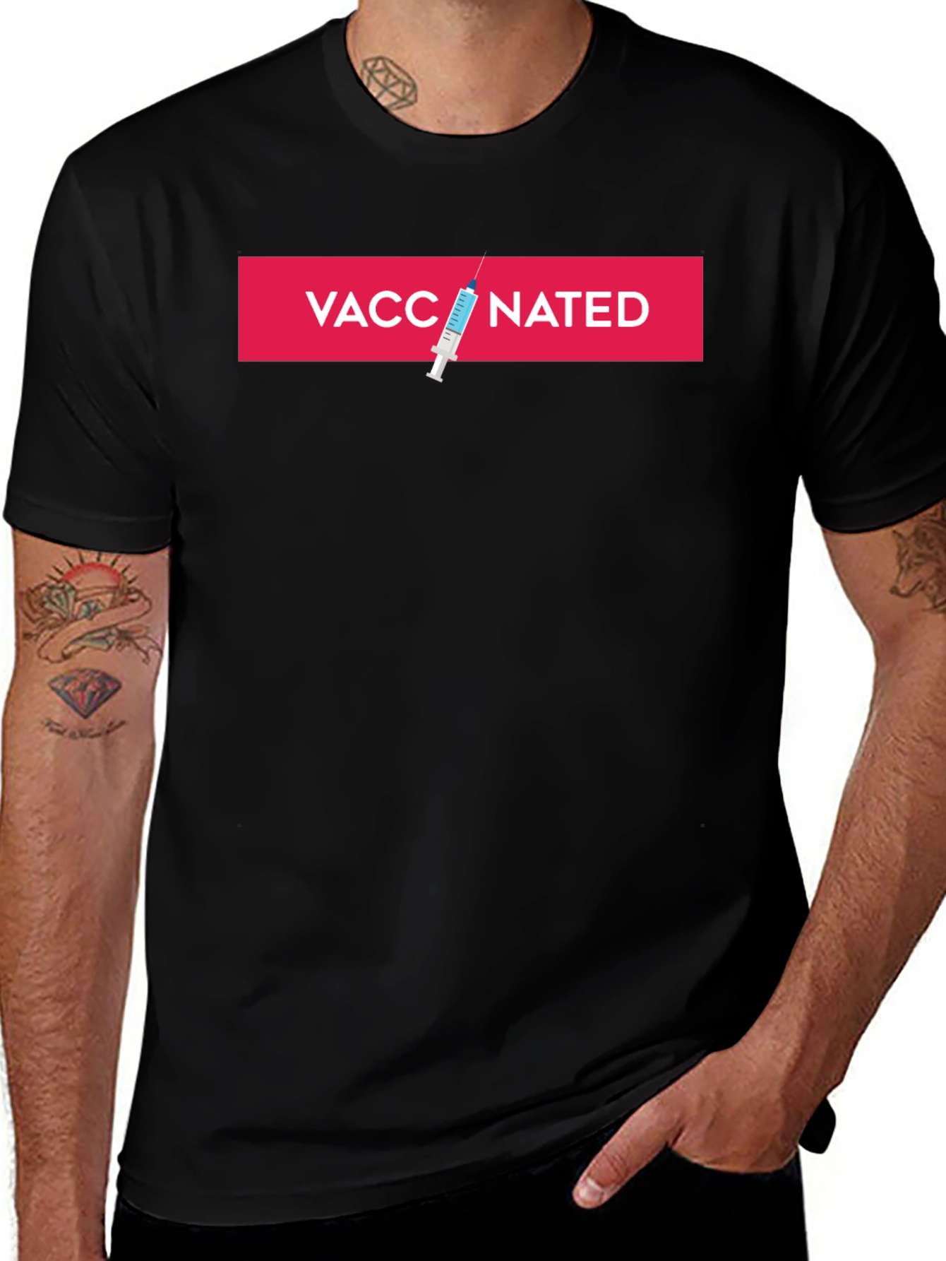 Vaccinated T-Shirt - Show Your Support
