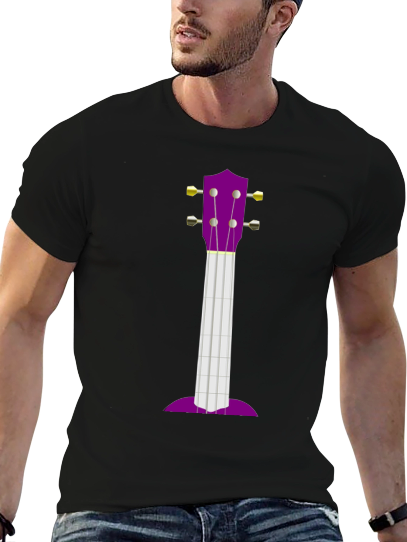 Ukulele Graphic Tee - Musicians Gift