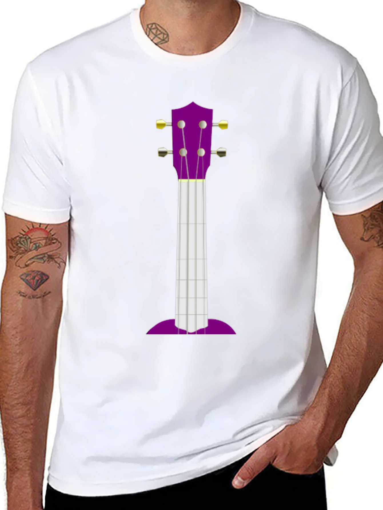 Ukulele Graphic Tee - Musicians Gift