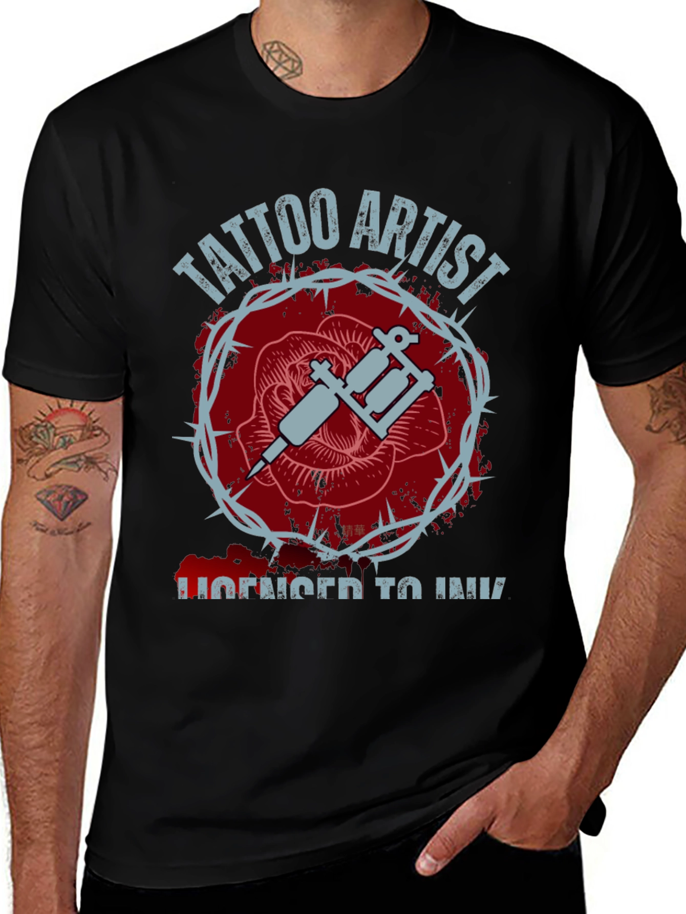 Tattoo Artist Licensed to Ink Graphic T-Shirt