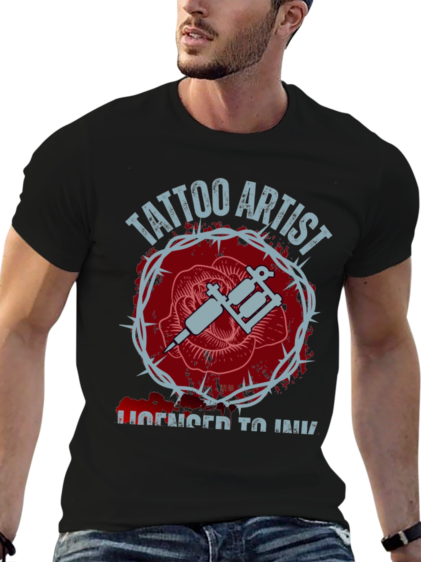 Tattoo Artist Licensed to Ink Graphic T-Shirt