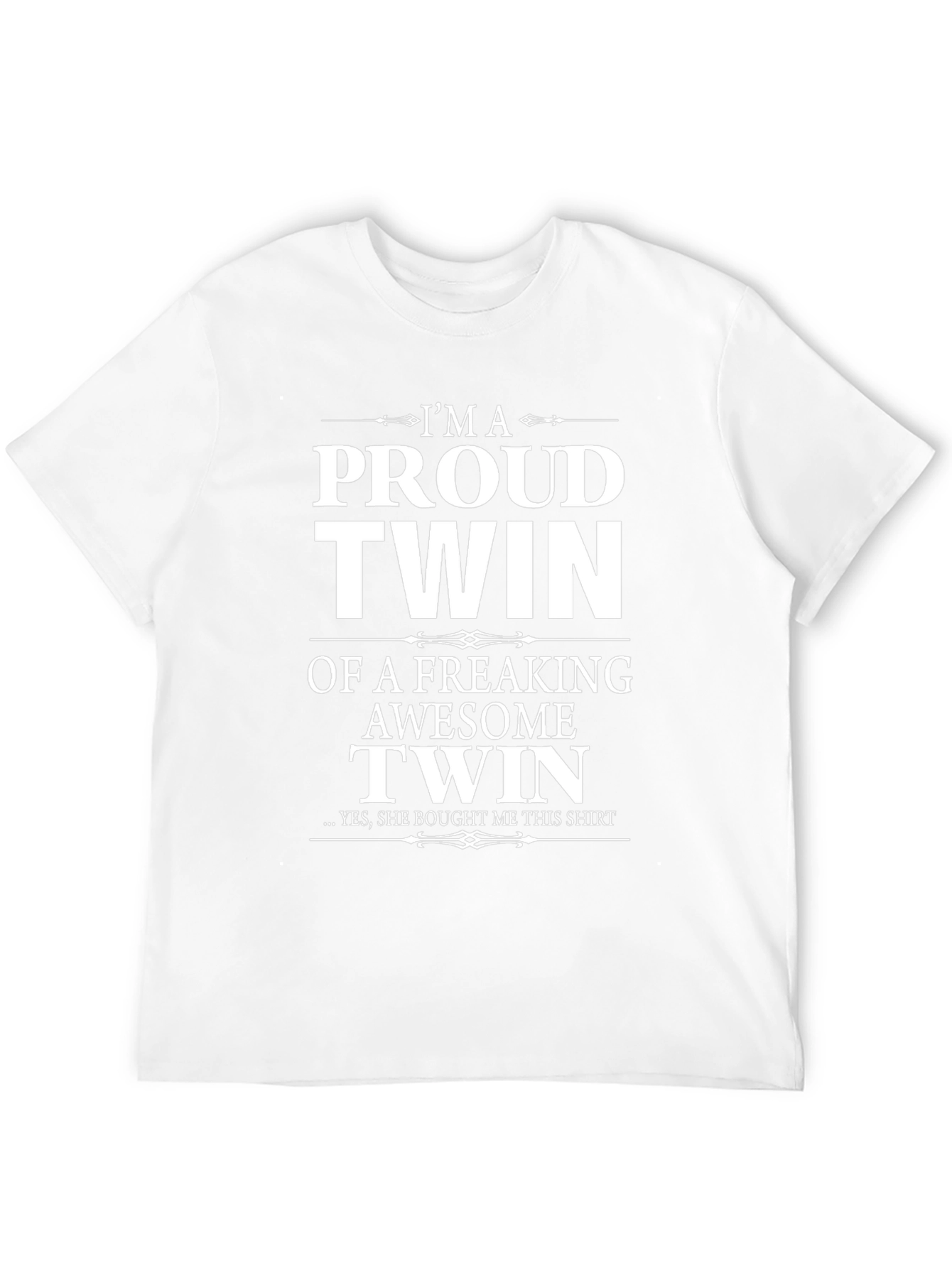 Proud Twin Graphic Tee - Black Cotton T-Shirt