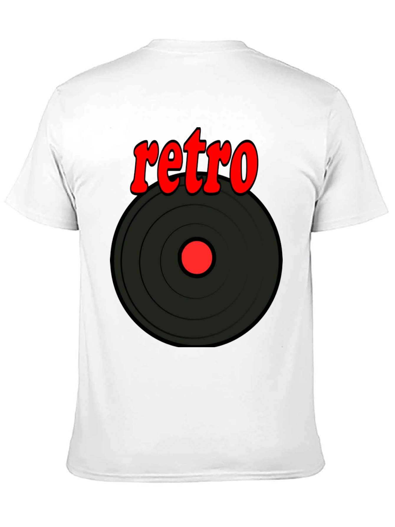 Retro Vinyl Record Graphic T-Shirt