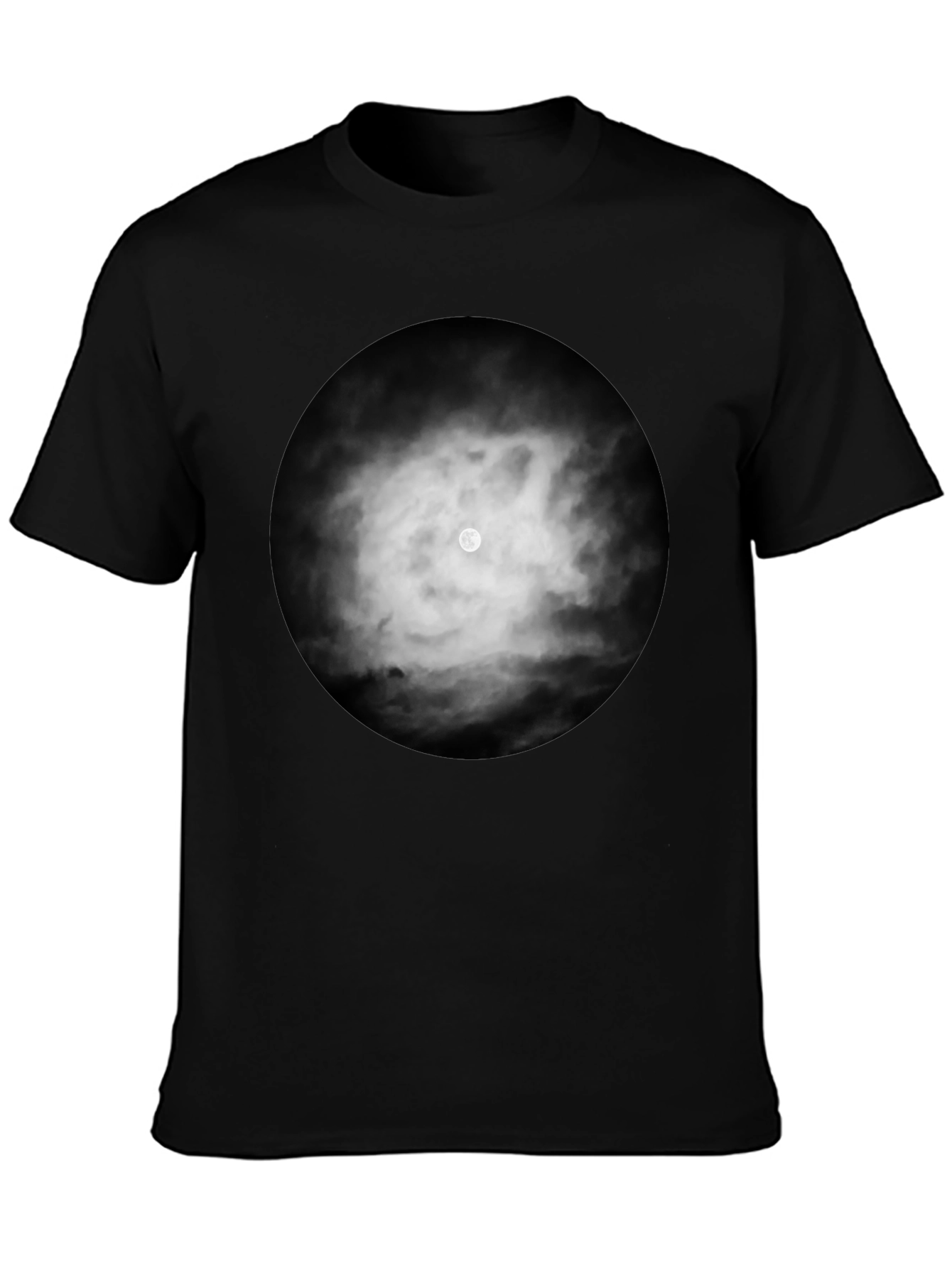 Moonlit Cloud T-Shirt - Soft Black Tee