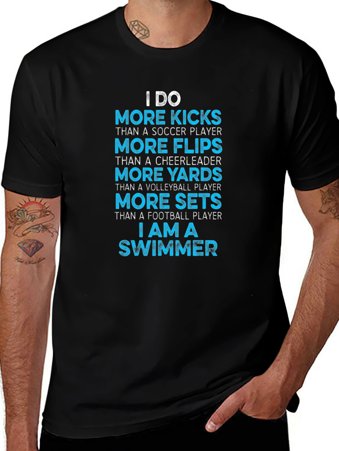 Swimmer Graphic Tee - I Do More!