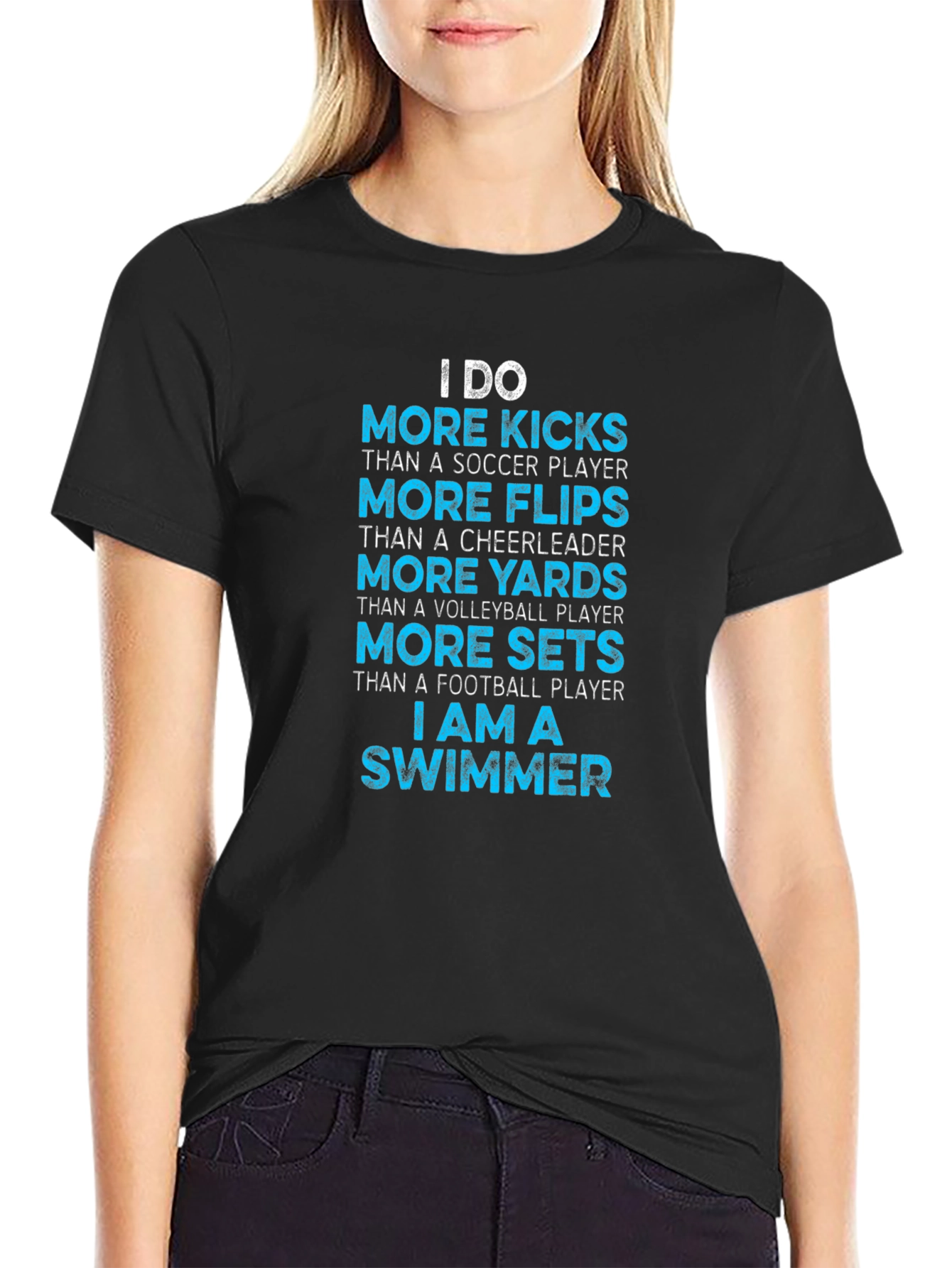 Swimmer Graphic Tee - I Do More!