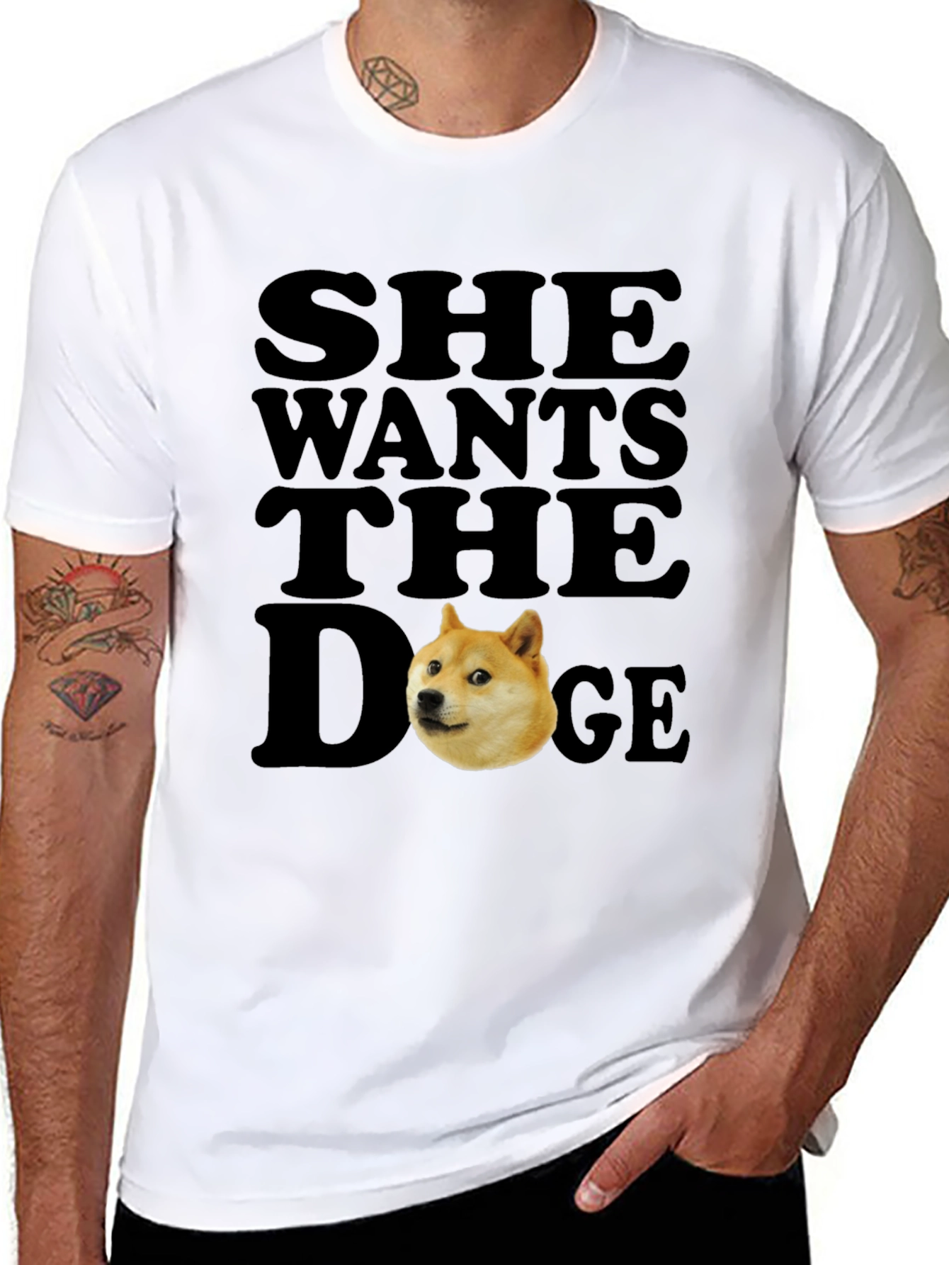 She Wants the Doge Meme T-Shirt