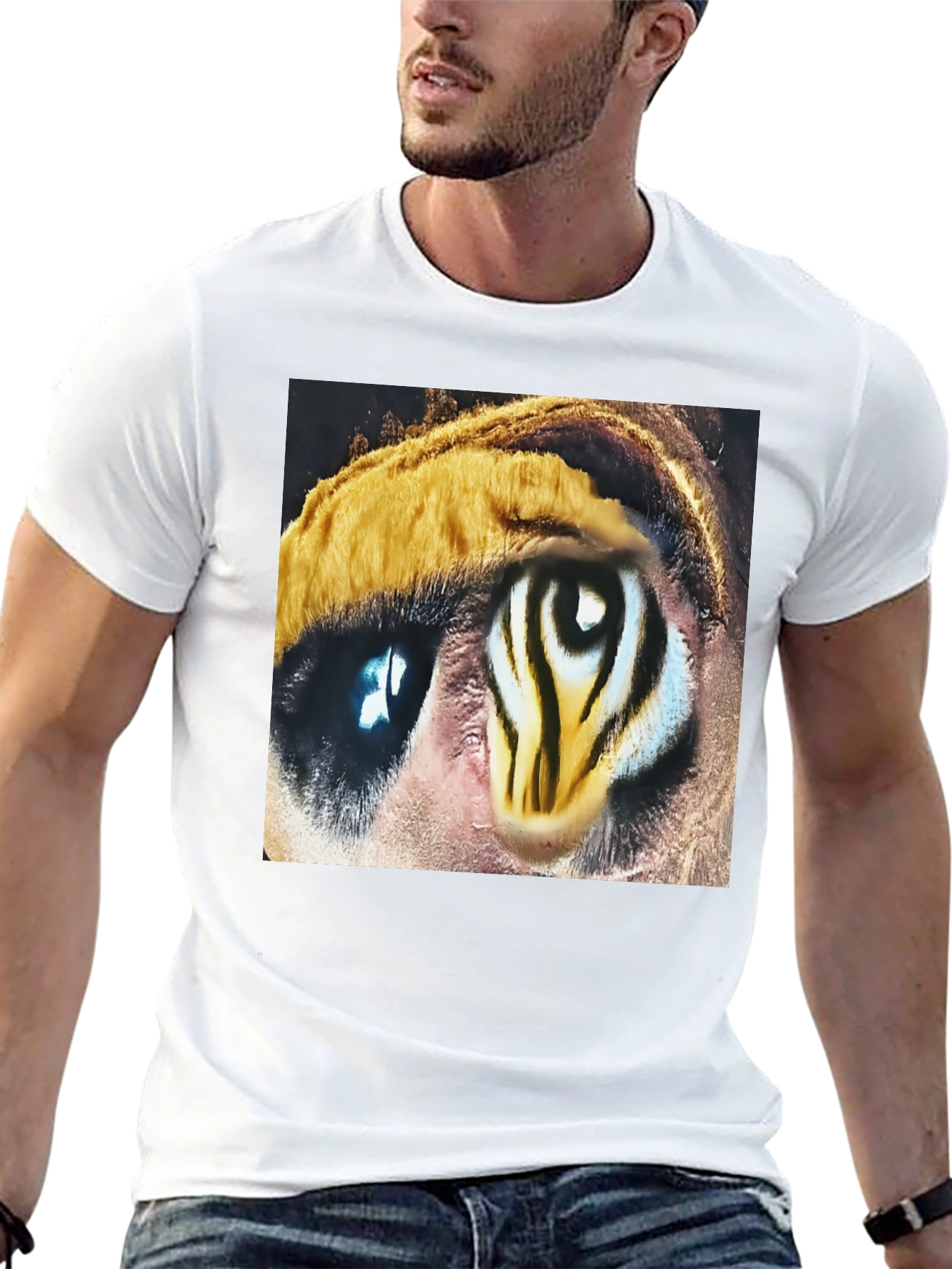 Abstract Eye Black T-Shirt