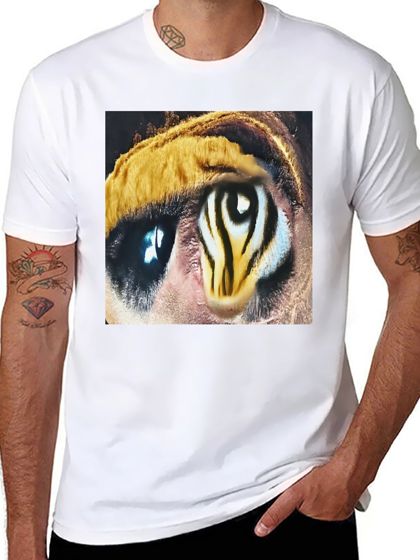 Abstract Eye Black T-Shirt
