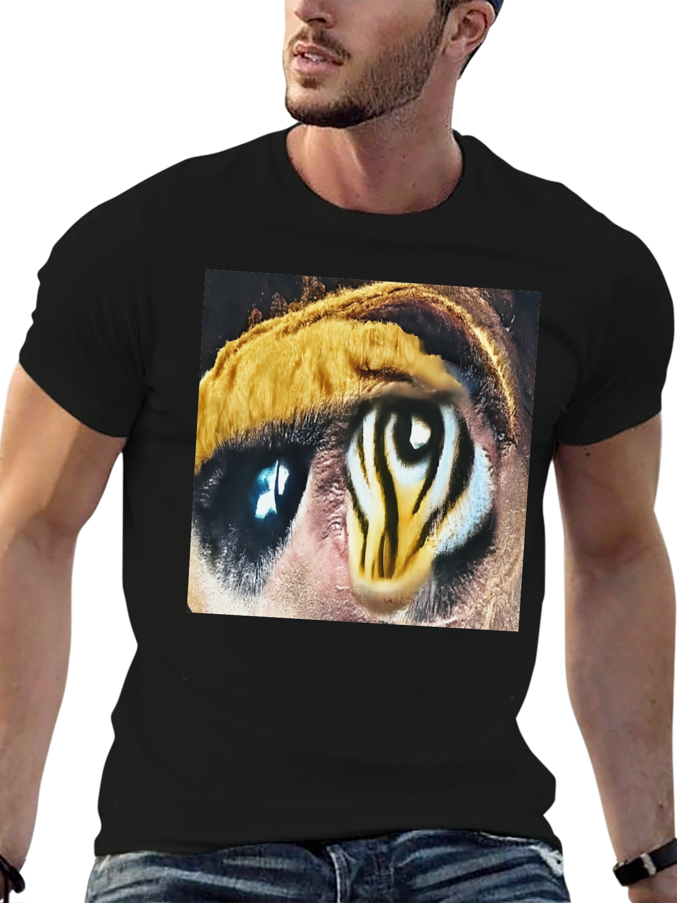 Abstract Eye Black T-Shirt
