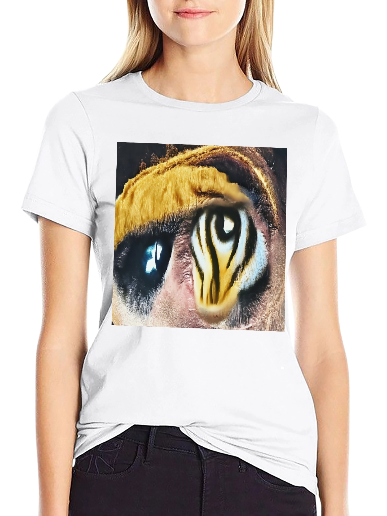 Abstract Eye Black T-Shirt