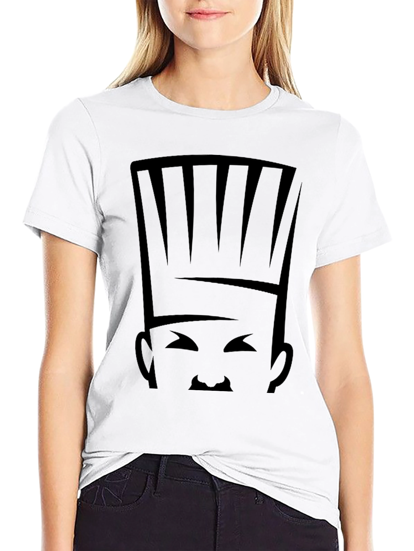 Chef Graphic Tee - Black Cotton Blend