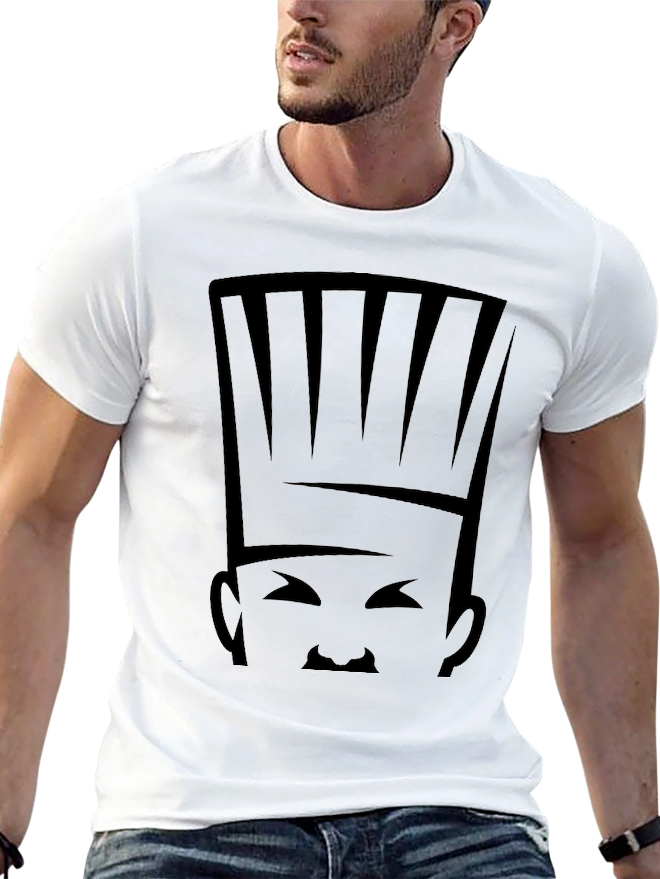Chef Graphic Tee - Black Cotton Blend