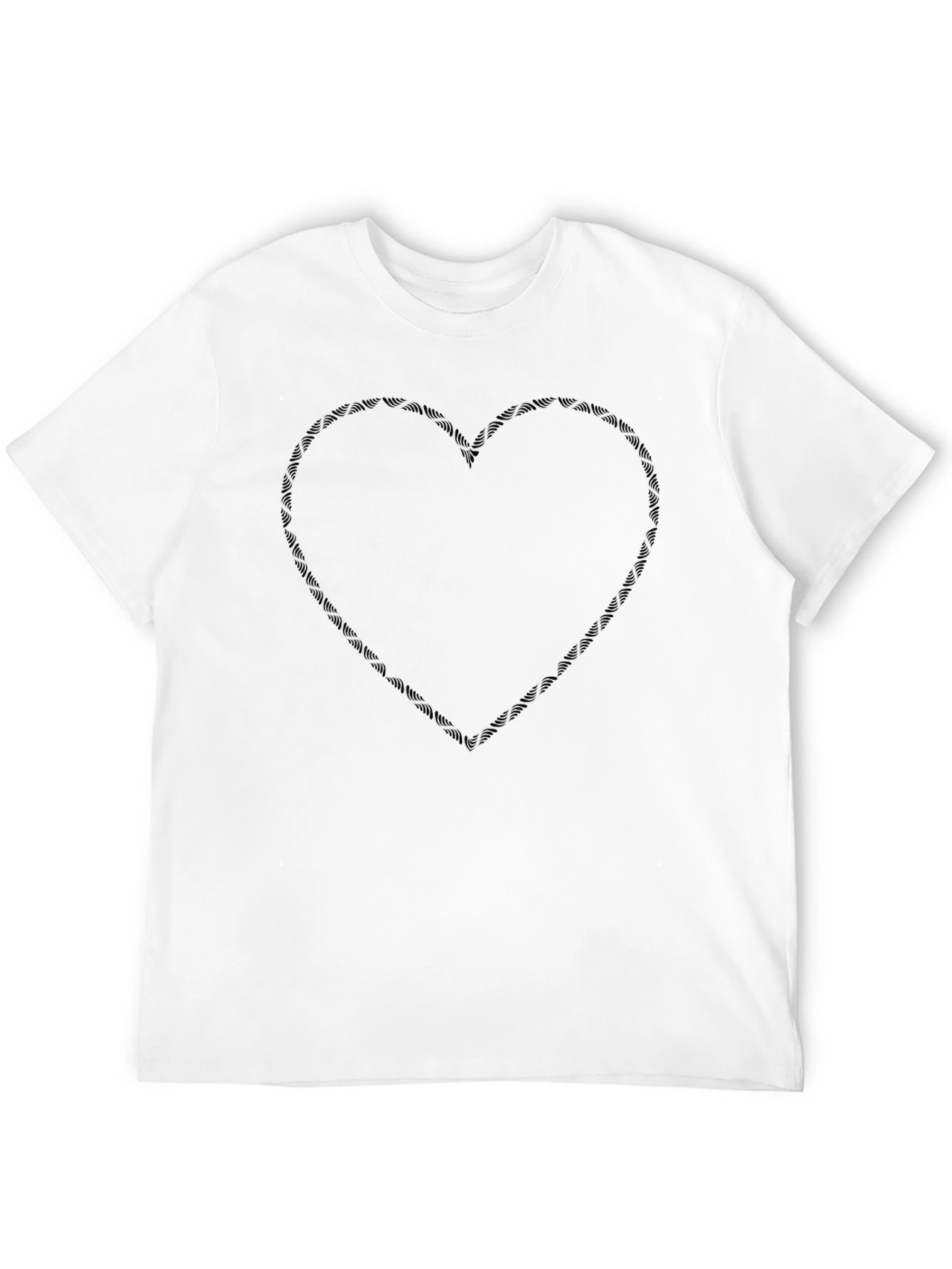 Black Heart Graphic Tee - Modern Casual Style